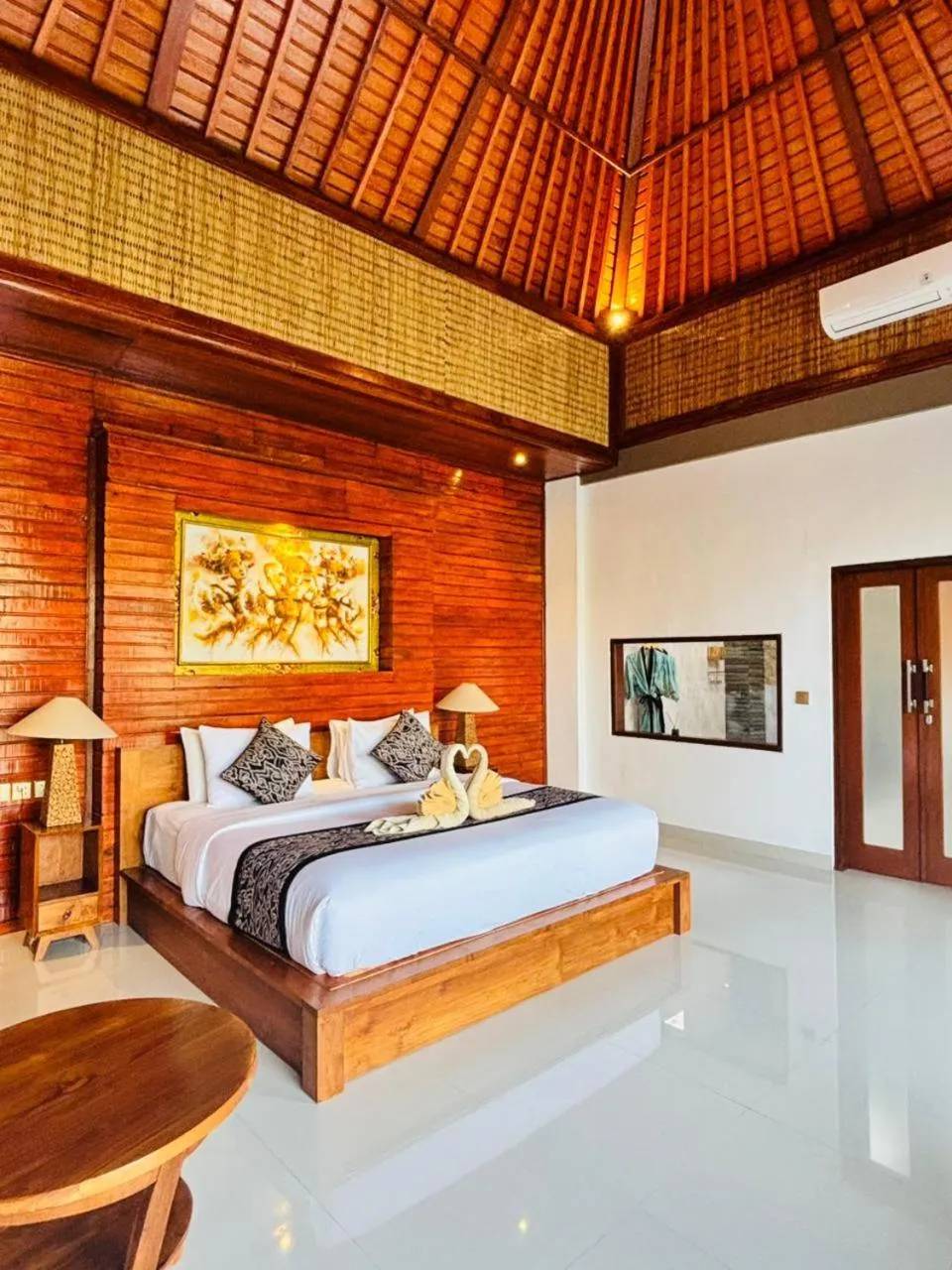 Bedroom, Bed in Uma Galih Ubud Villa