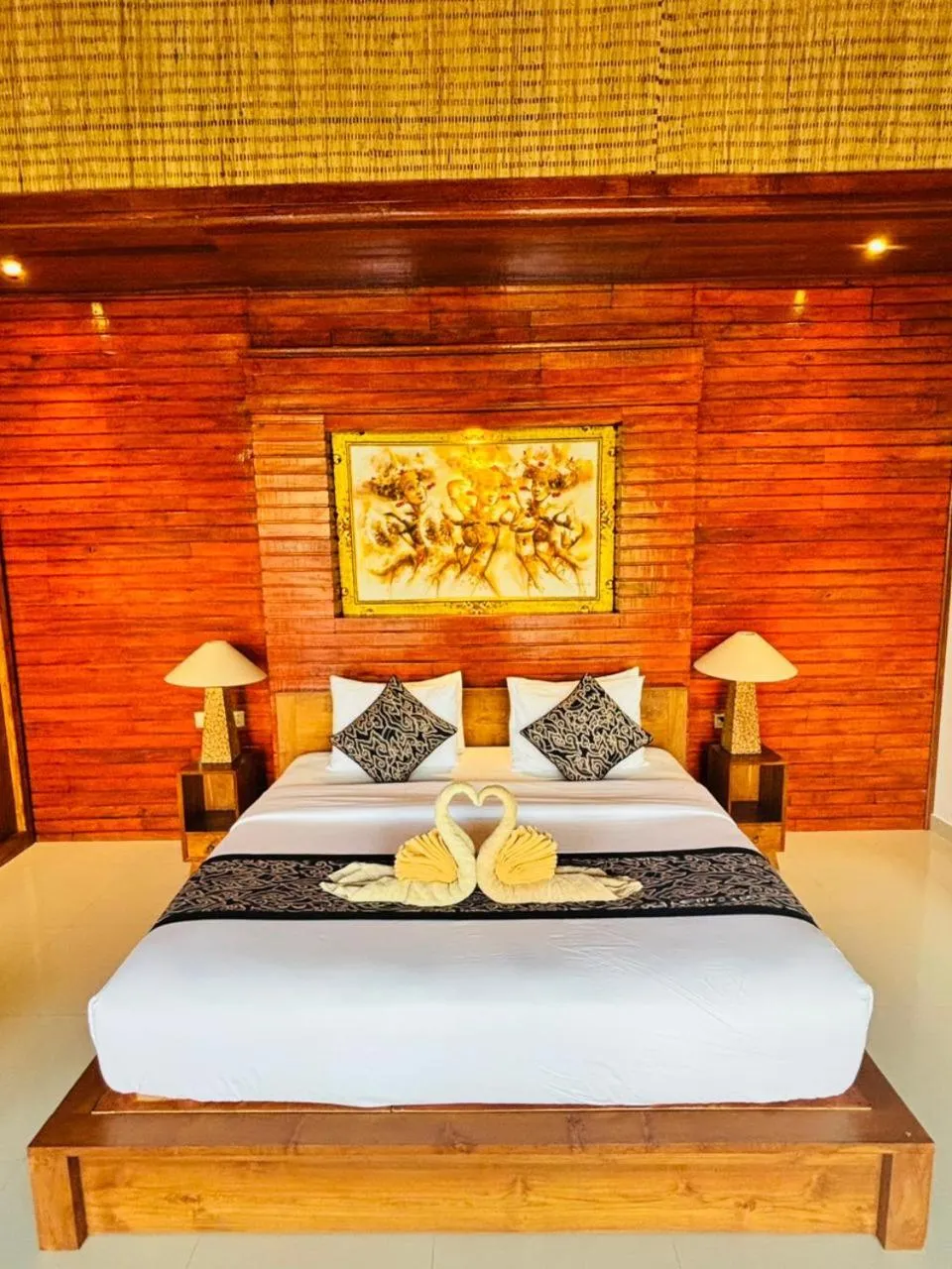 Bedroom, Bed in Uma Galih Ubud Villa