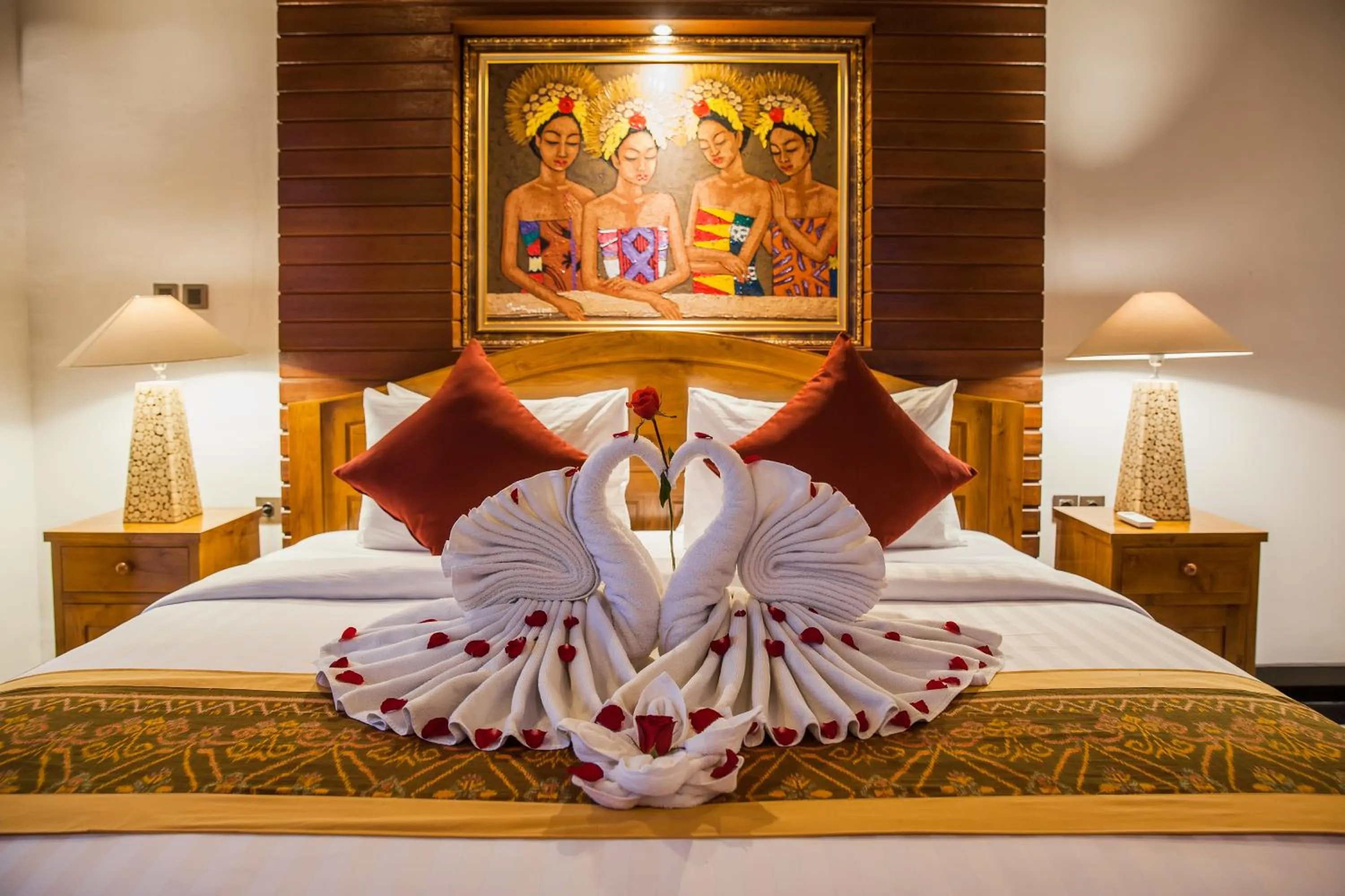 bunk bed, Bed in Uma Galih Ubud Villa