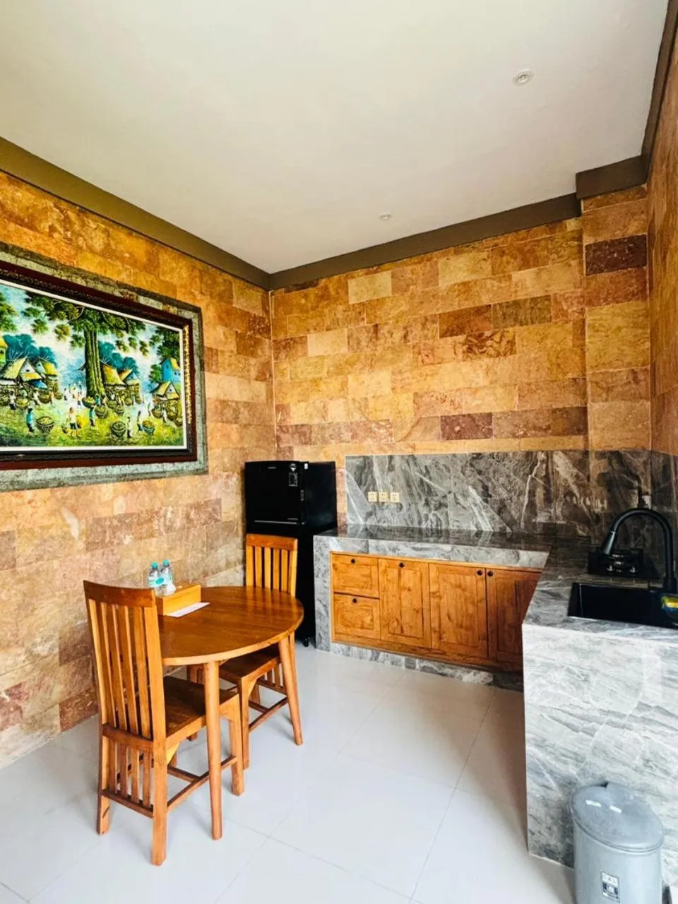 kitchen in Uma Galih Ubud Villa