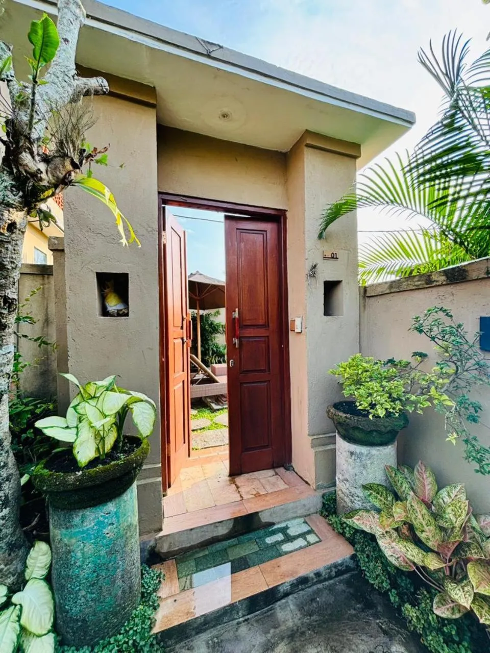 Facade/entrance in Uma Galih Ubud Villa