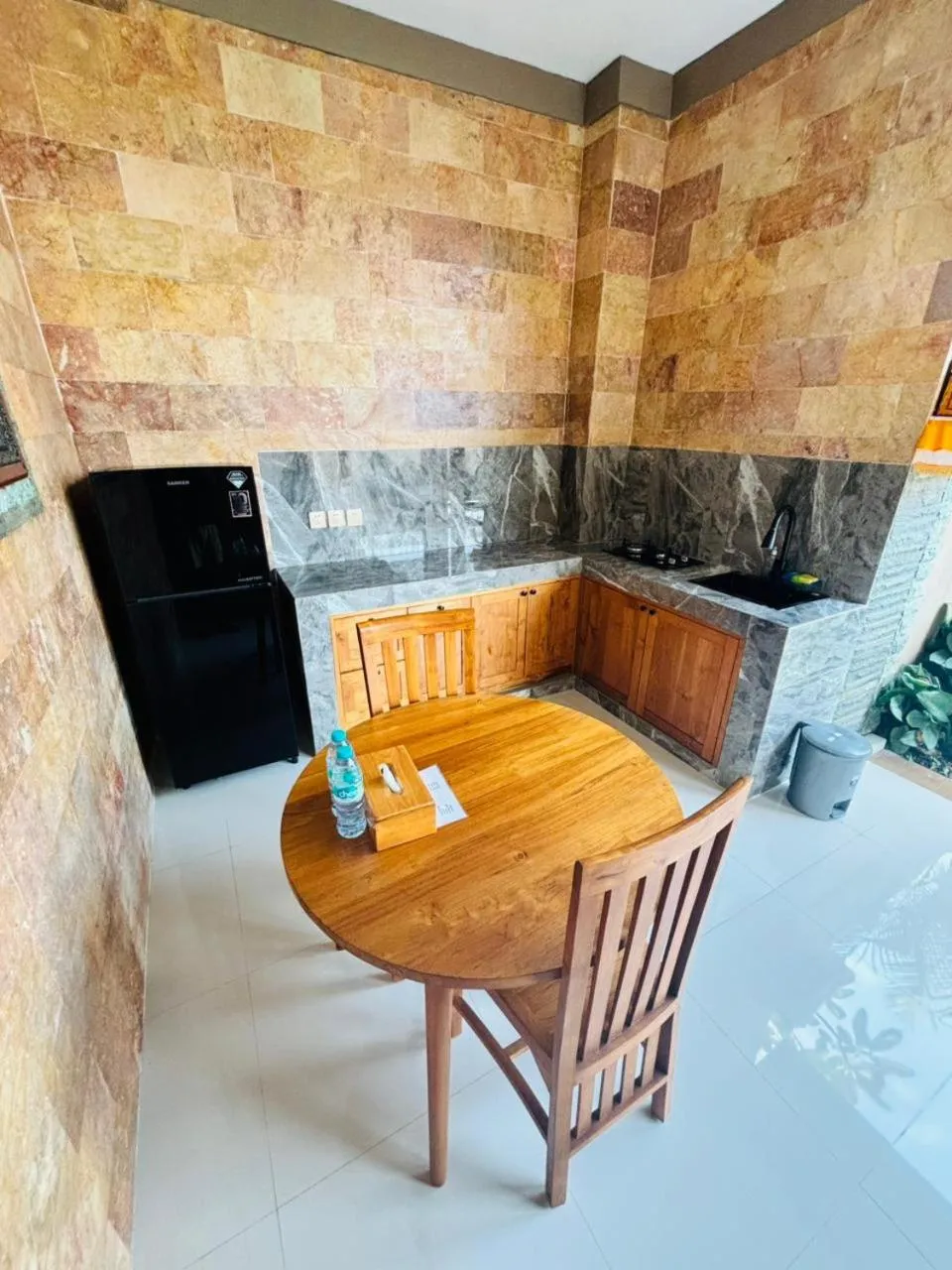 kitchen in Uma Galih Ubud Villa