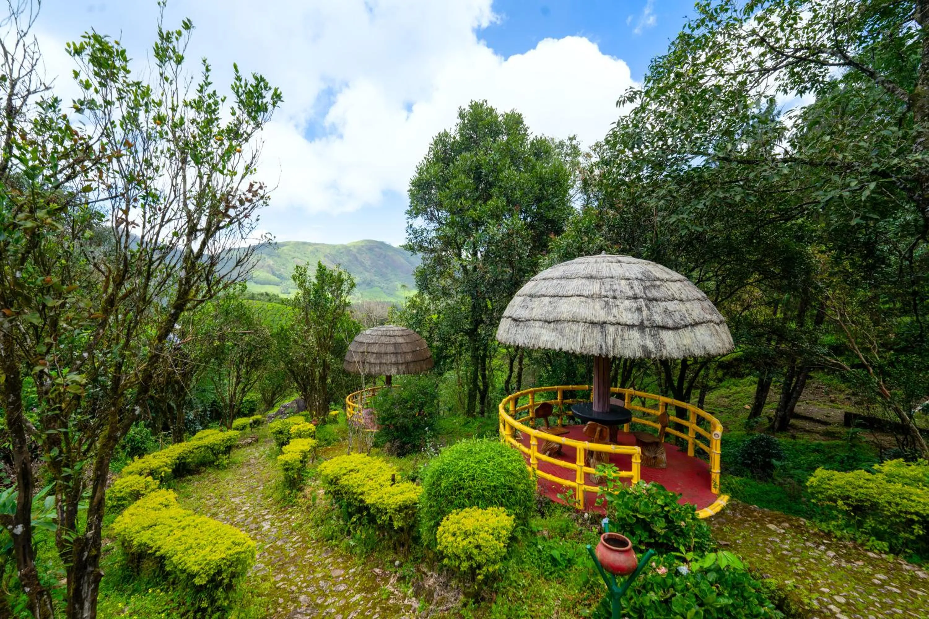 Garden view in Camelot Resort