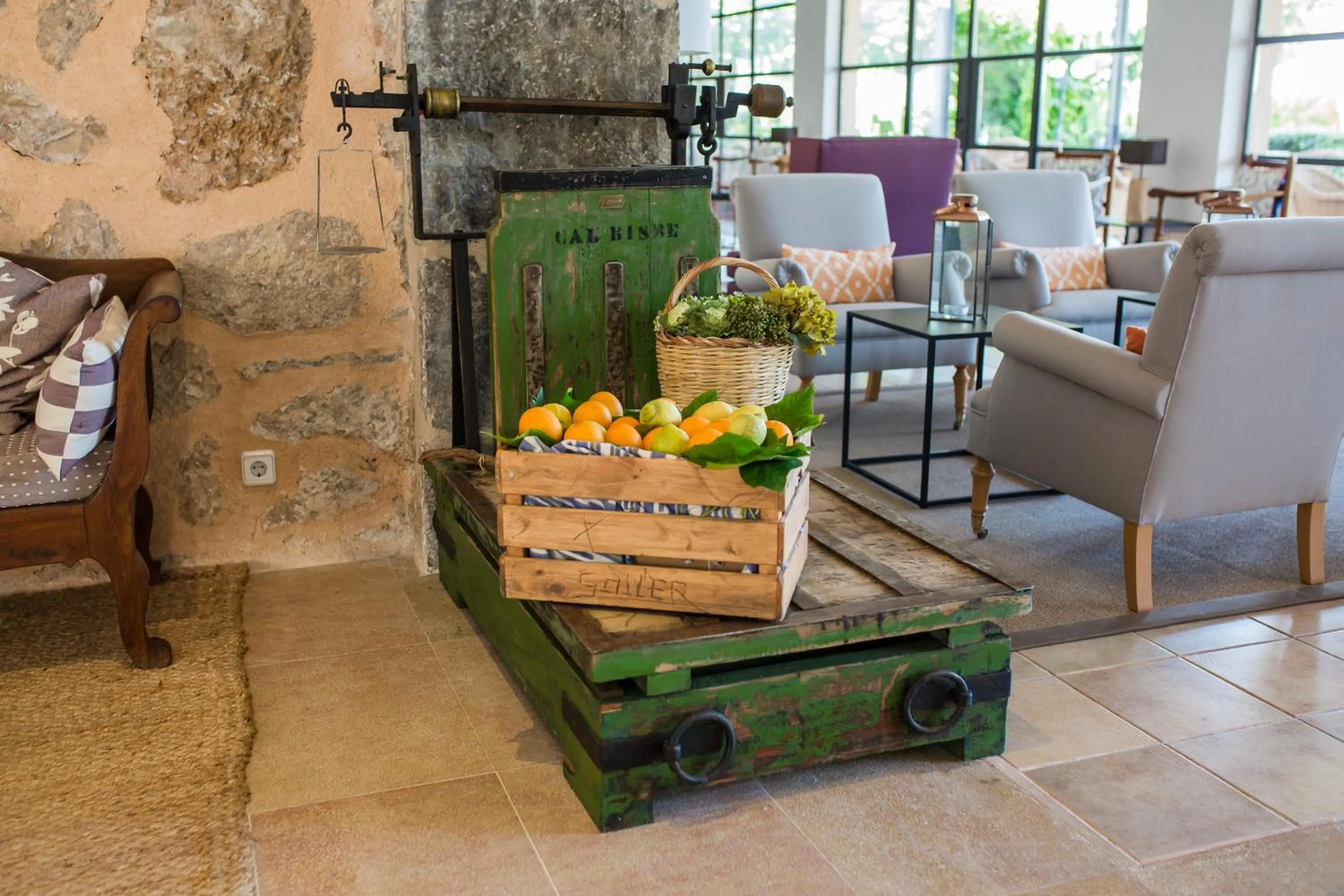 Lobby or reception in Hotel Ca'l Bisbe