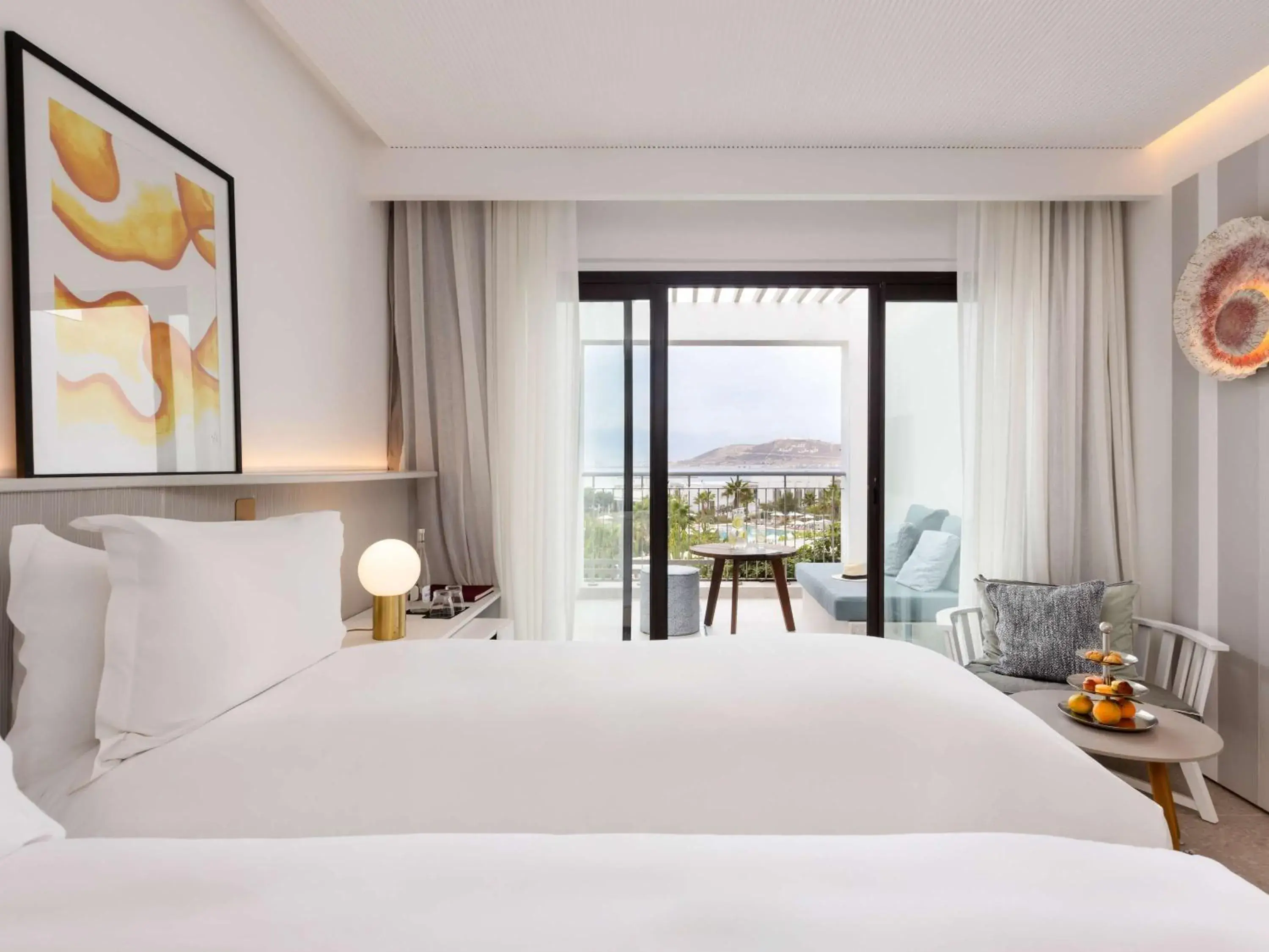 Superior Twin Room with Pool View and Ocean View in Sofitel Agadir Thalassa Sea & Spa Superior Twin Room with Pool View and Ocean View in Sofitel Agadir Thalassa Sea & Spa