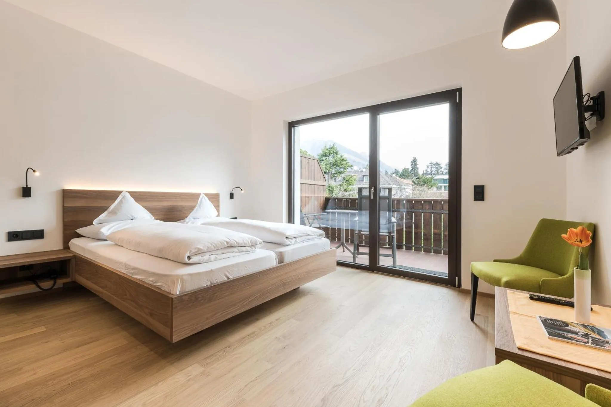 Bed in Hotel Salgart