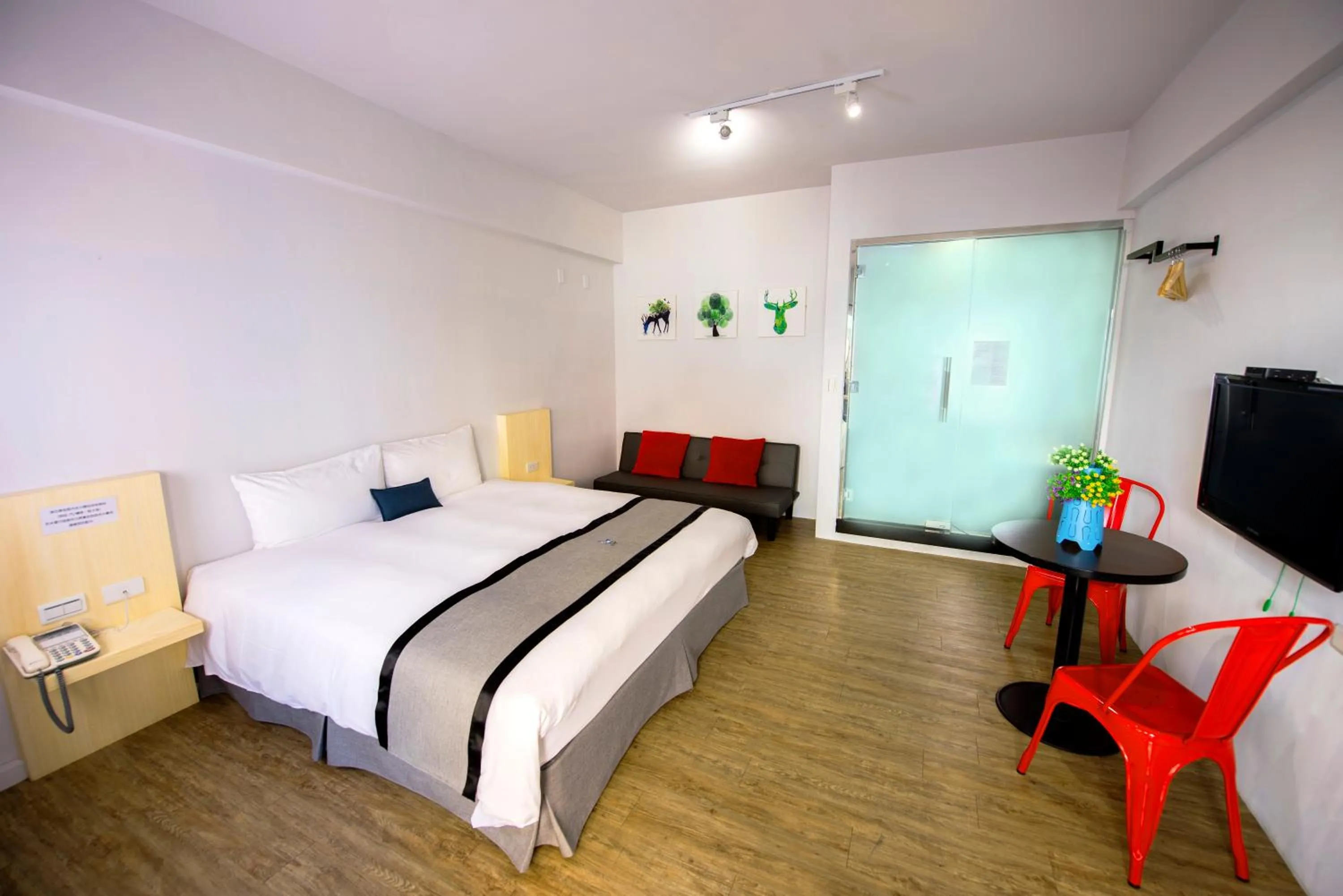 Bed in Youngs Hotspring Hotel