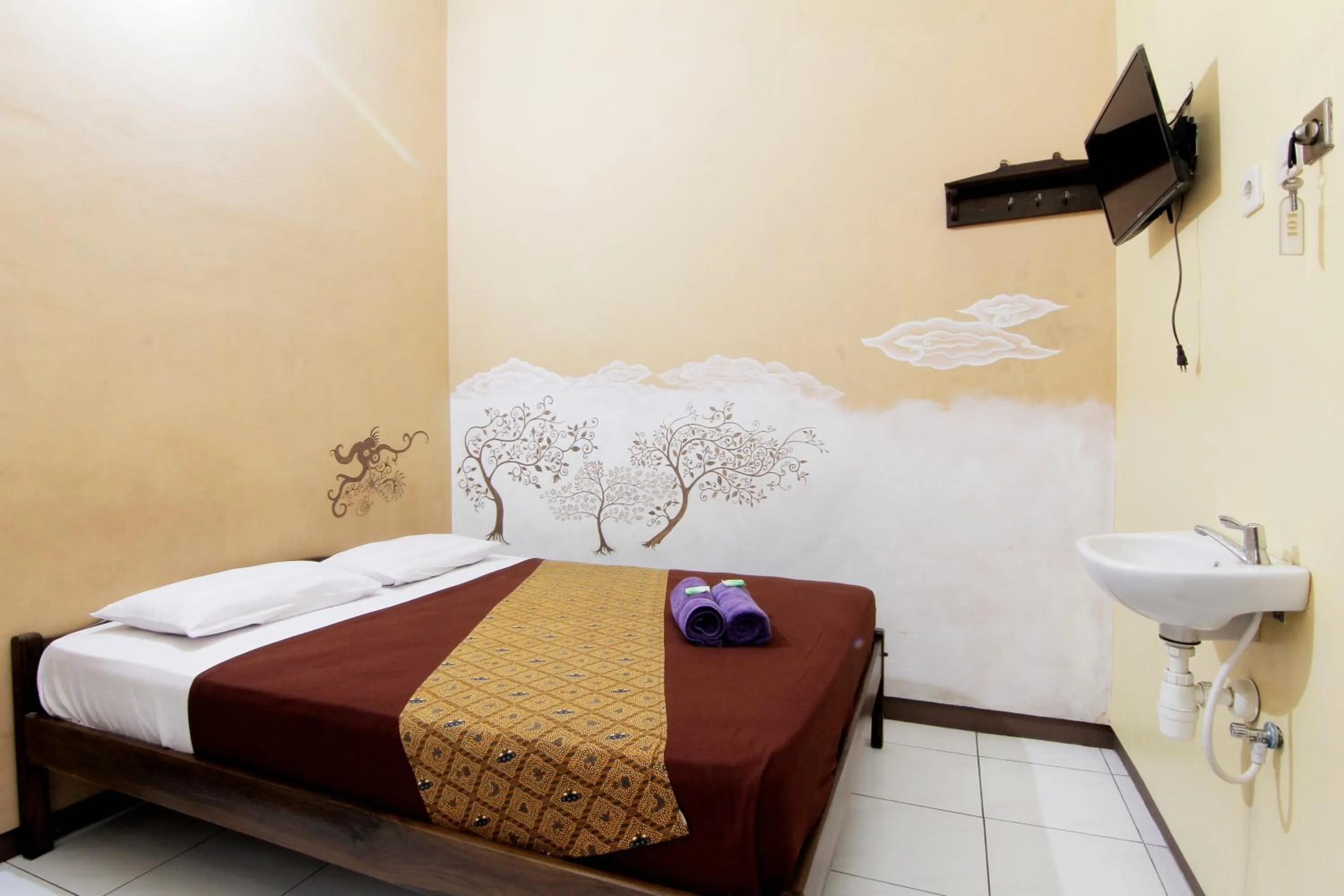 Bedroom, Bed in Monica Hotel Yogyakarta