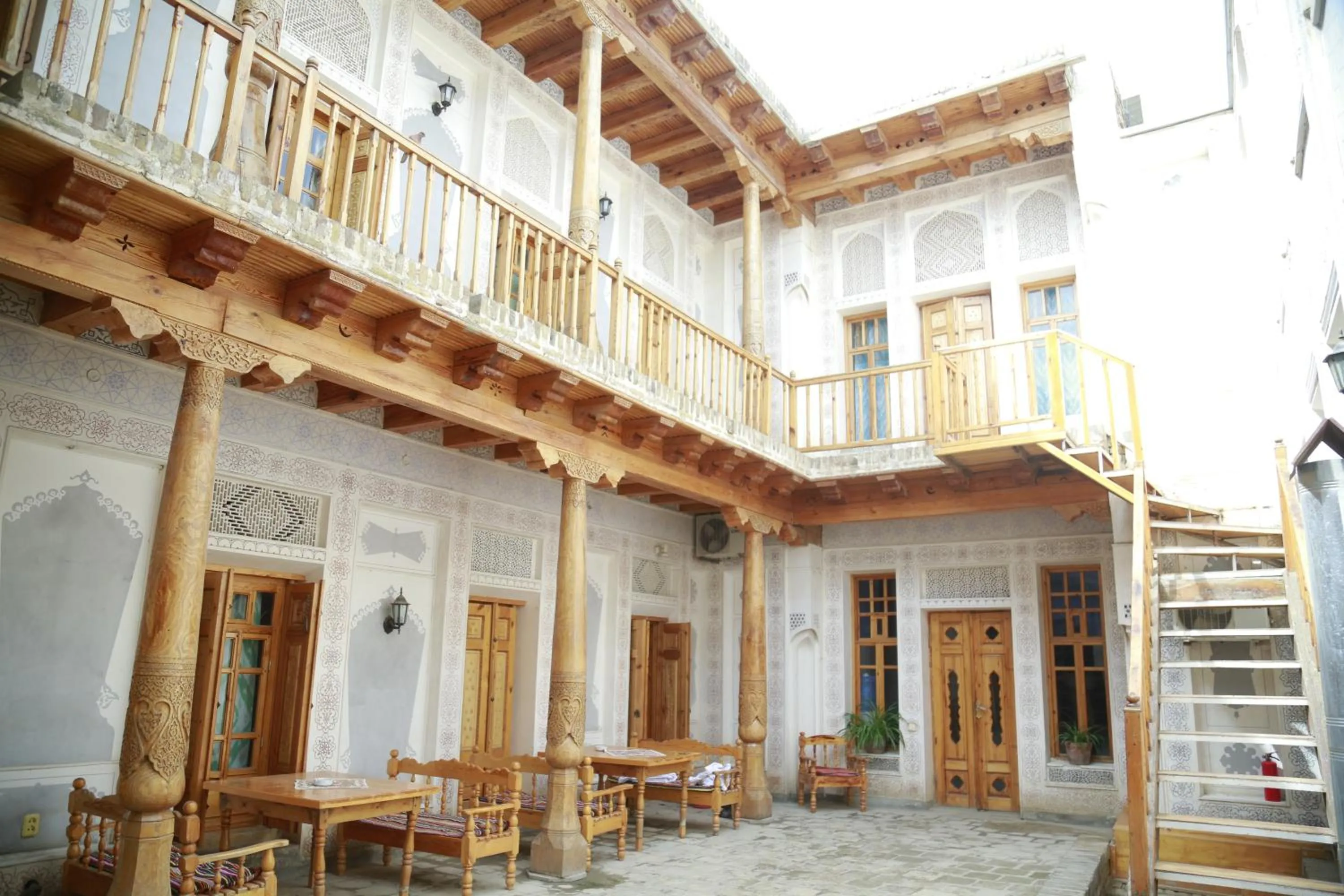 Patio in Komil Bukhara Boutique Hotel