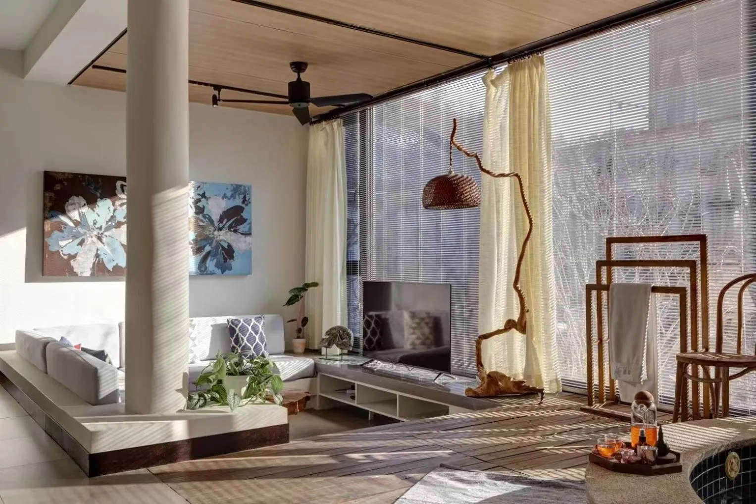 Living room in Vangen Hotel