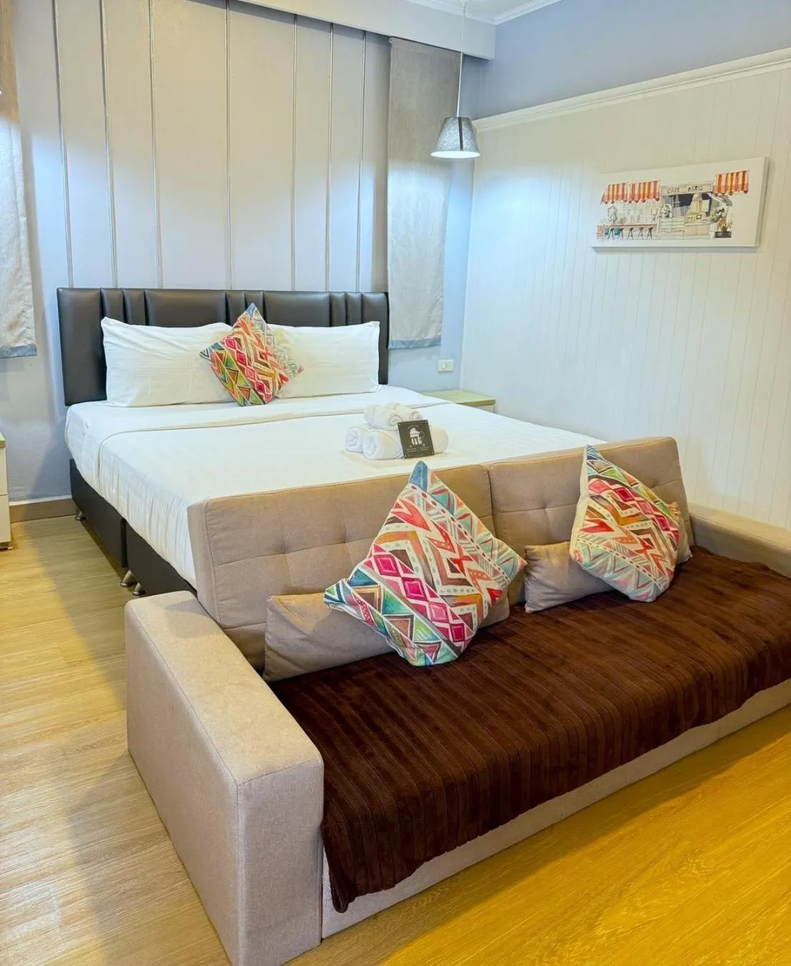 Bed in La Riva Boutique Hotel