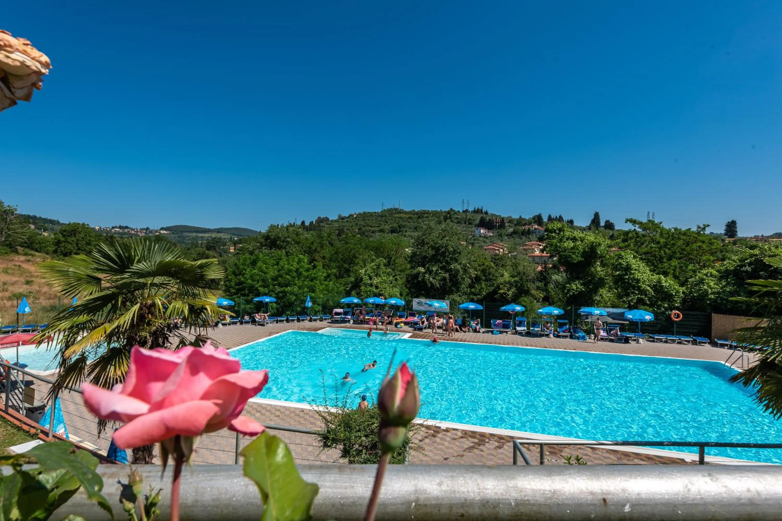 Pool view in Camping Village Il Poggetto
