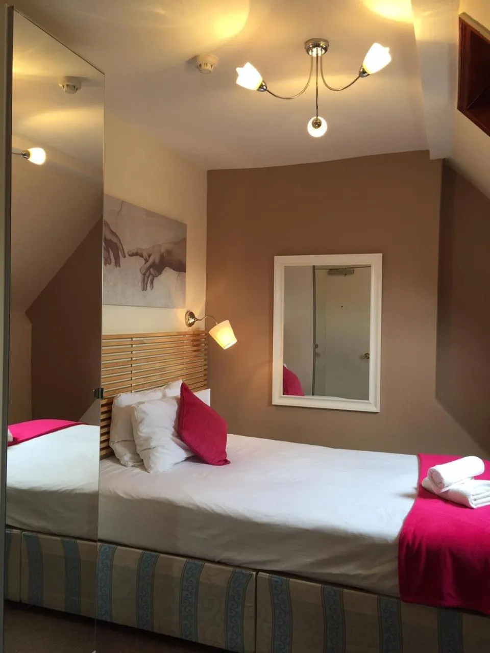 Bed in Dockside Hotel