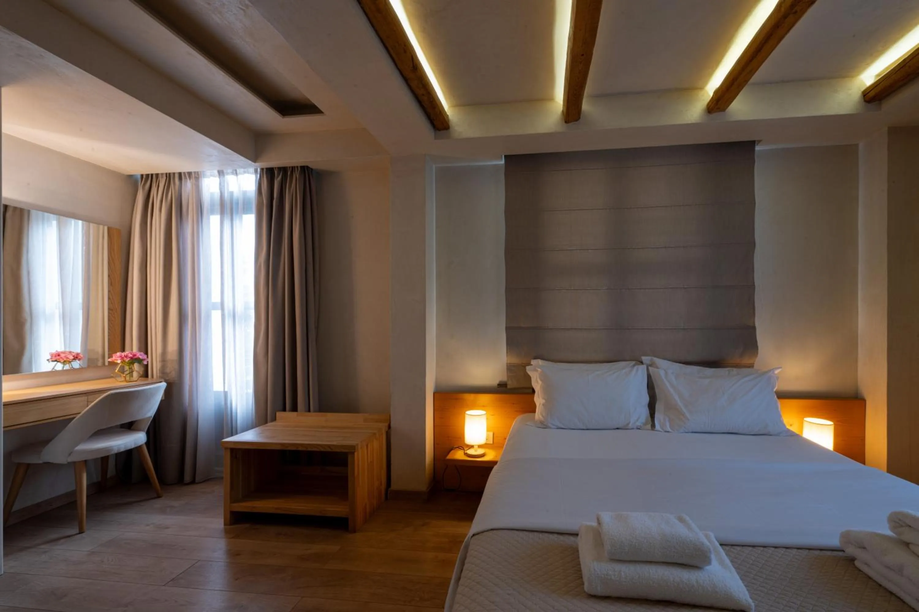 Photo of the whole room, Bed in Panellinion Luxury Rooms