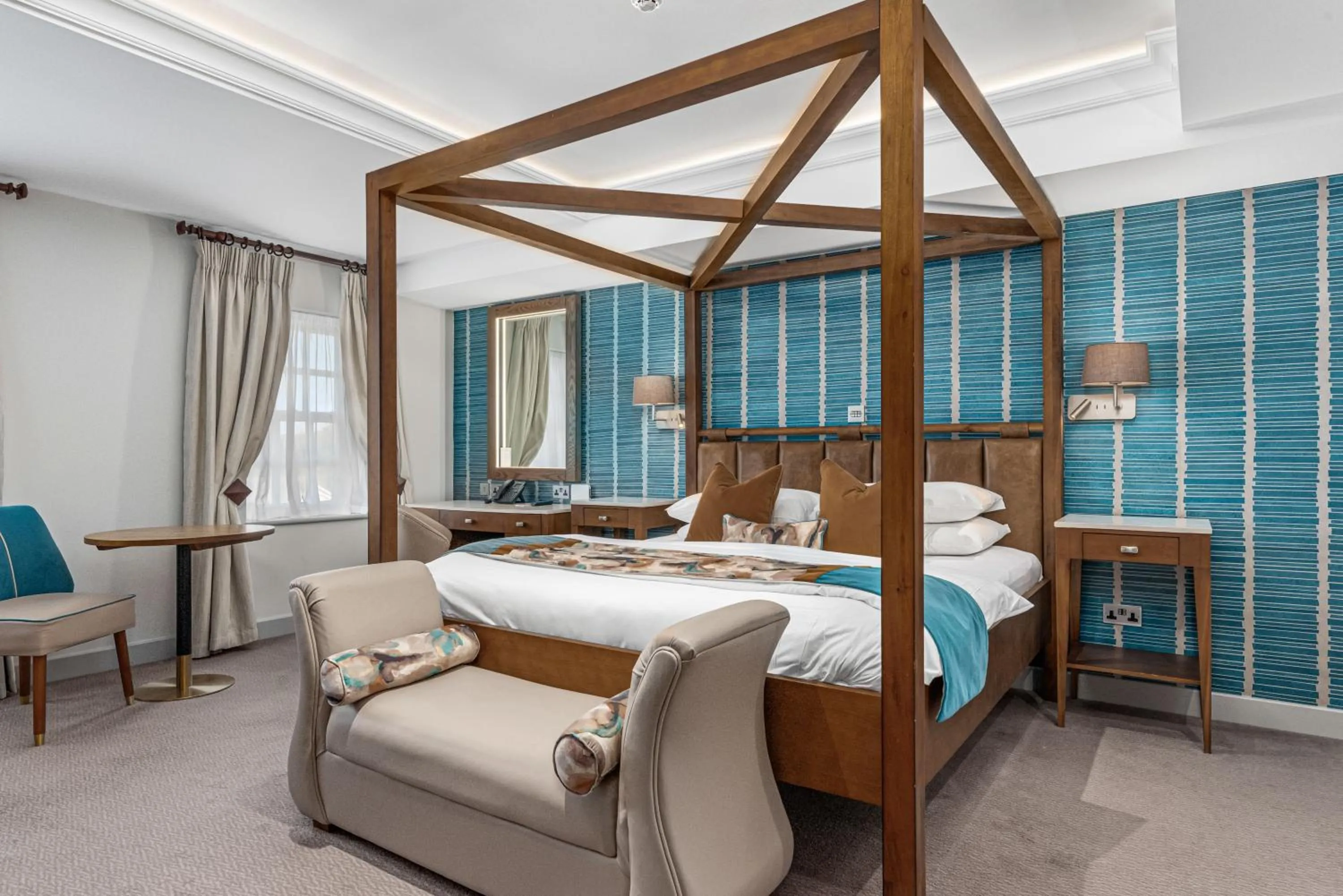 Bed in Spa Hotel at Ribby Hall Village