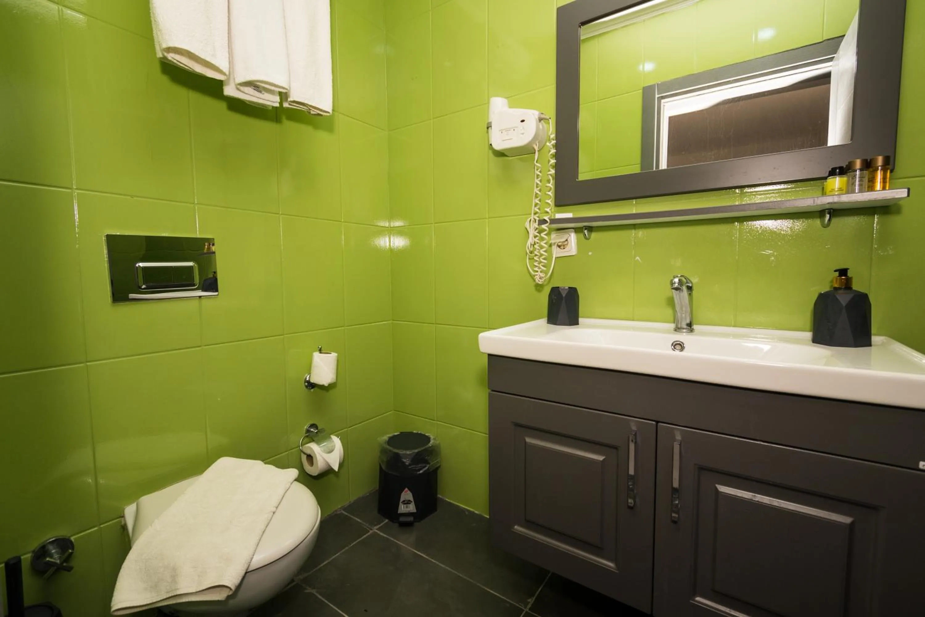 Toilet, Bathroom in 7 Art Feslegen Hotel By Egeos