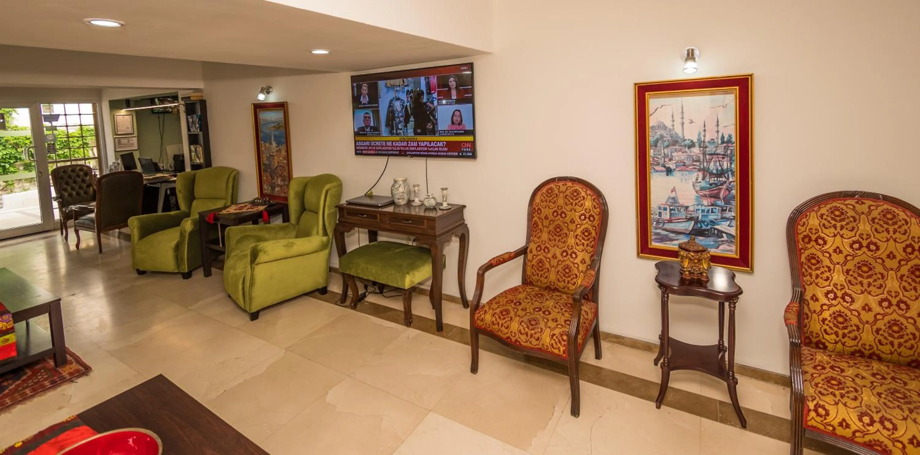 Lobby or reception, Seating Area in 7 Art Feslegen Hotel By Egeos