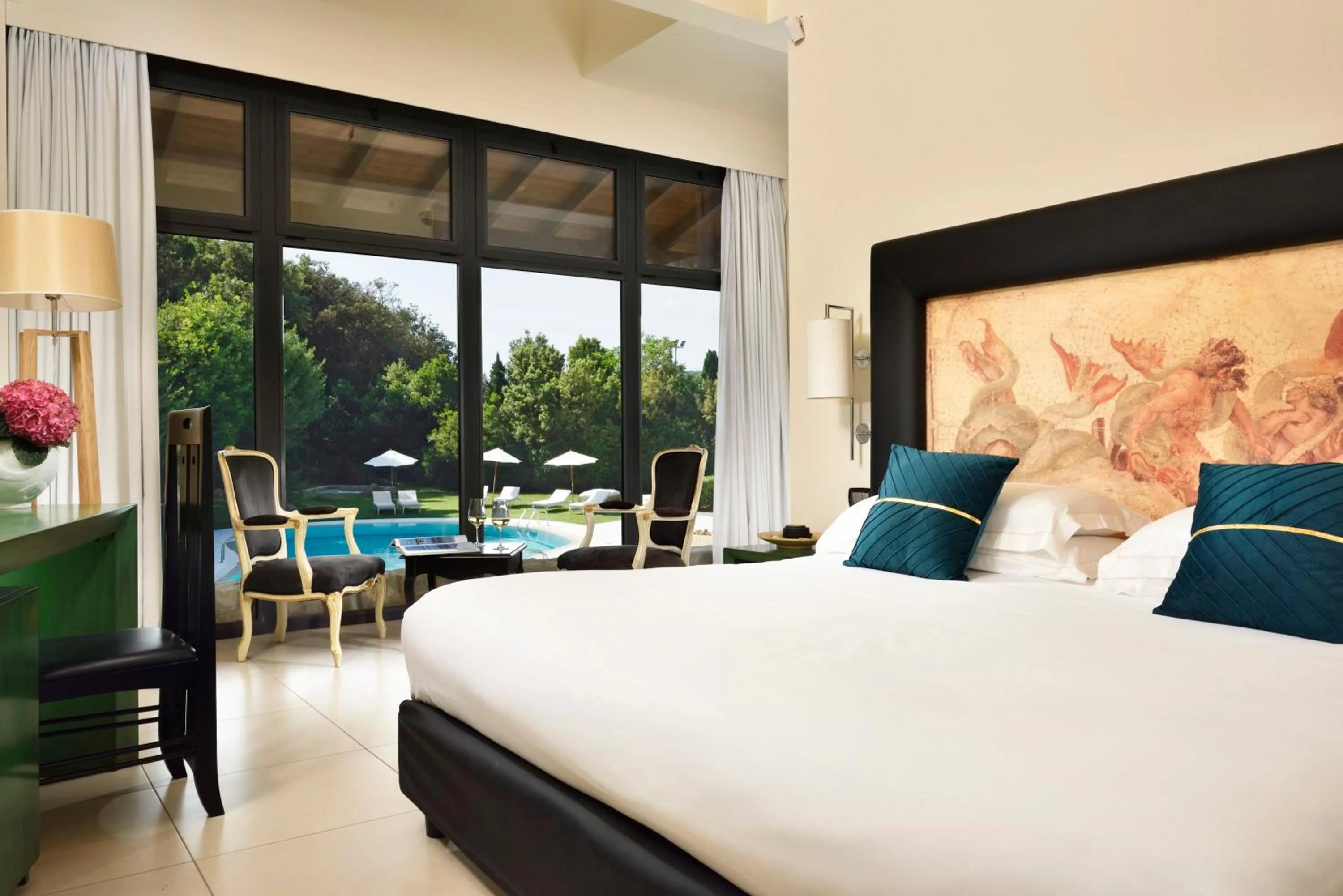 Bed in Argentario Lagoon Resort & Spa