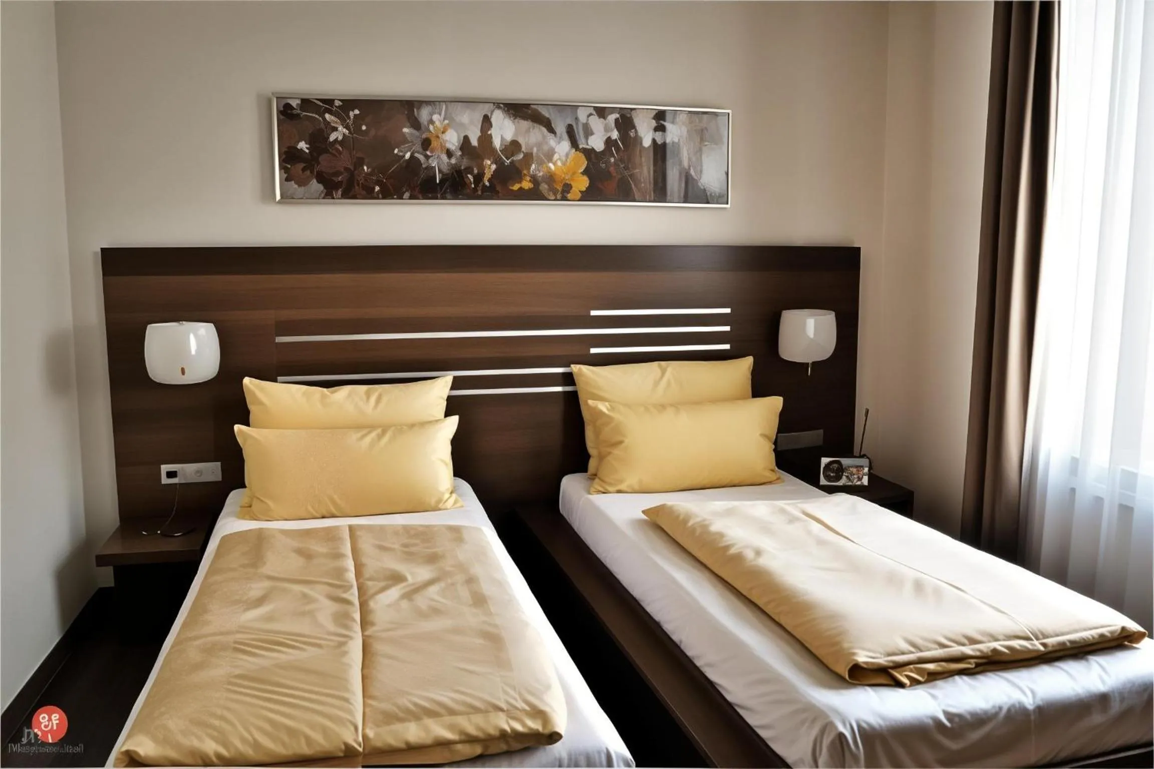 Bed in Hotel Brühlerhöhe