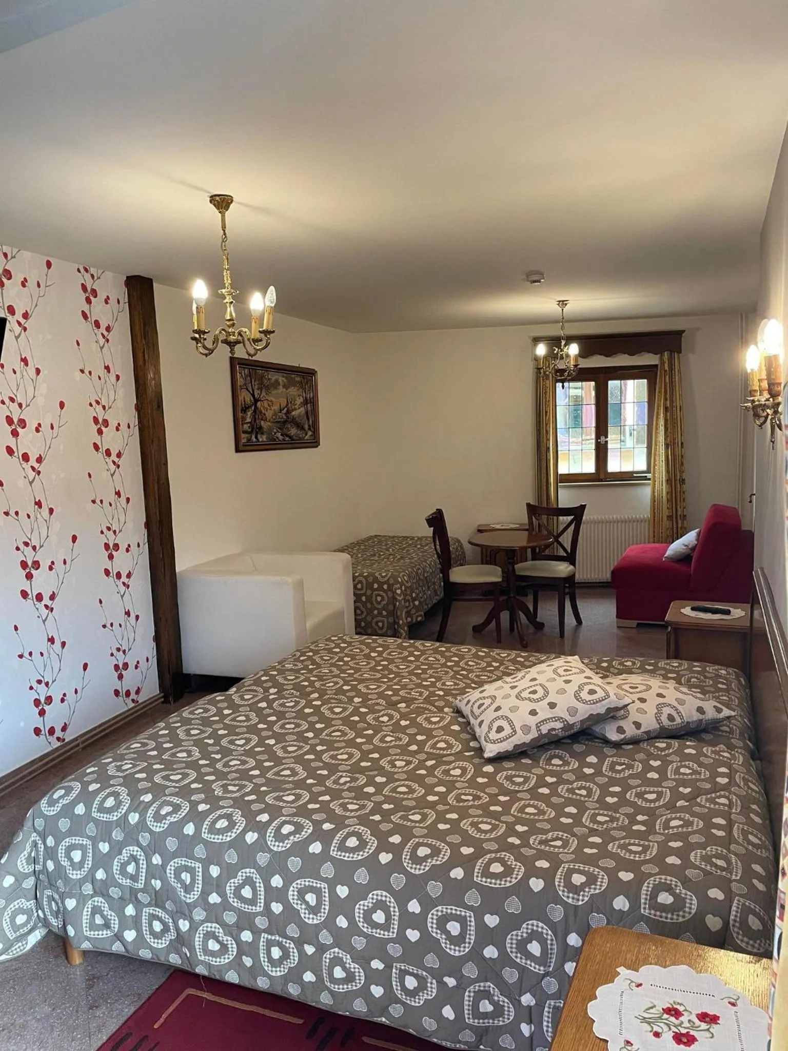 Bedroom, Bed in Hôtel Restaurant À la ville de Nancy