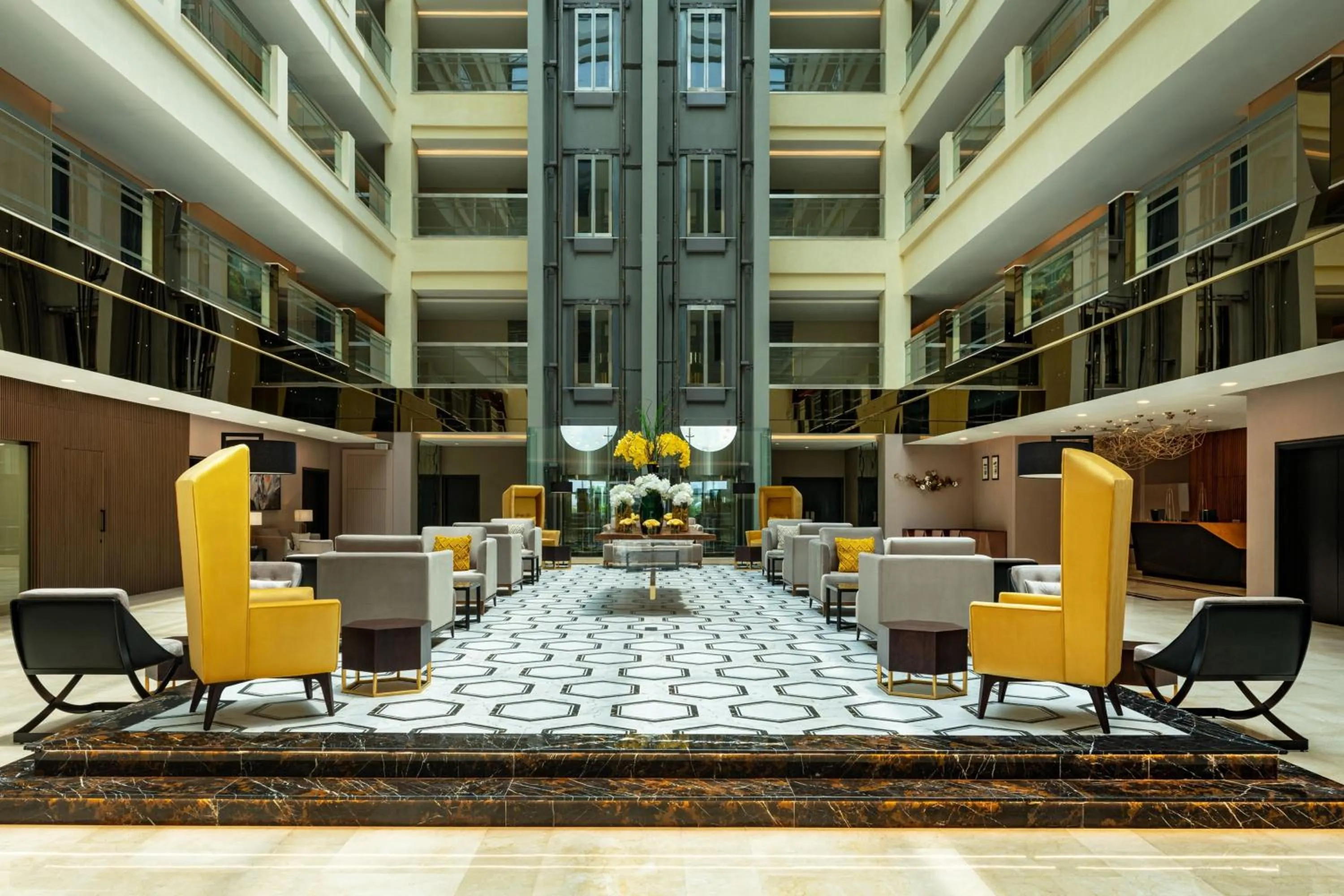 Lobby or reception in Four Points by Sheraton Production City, Dubai