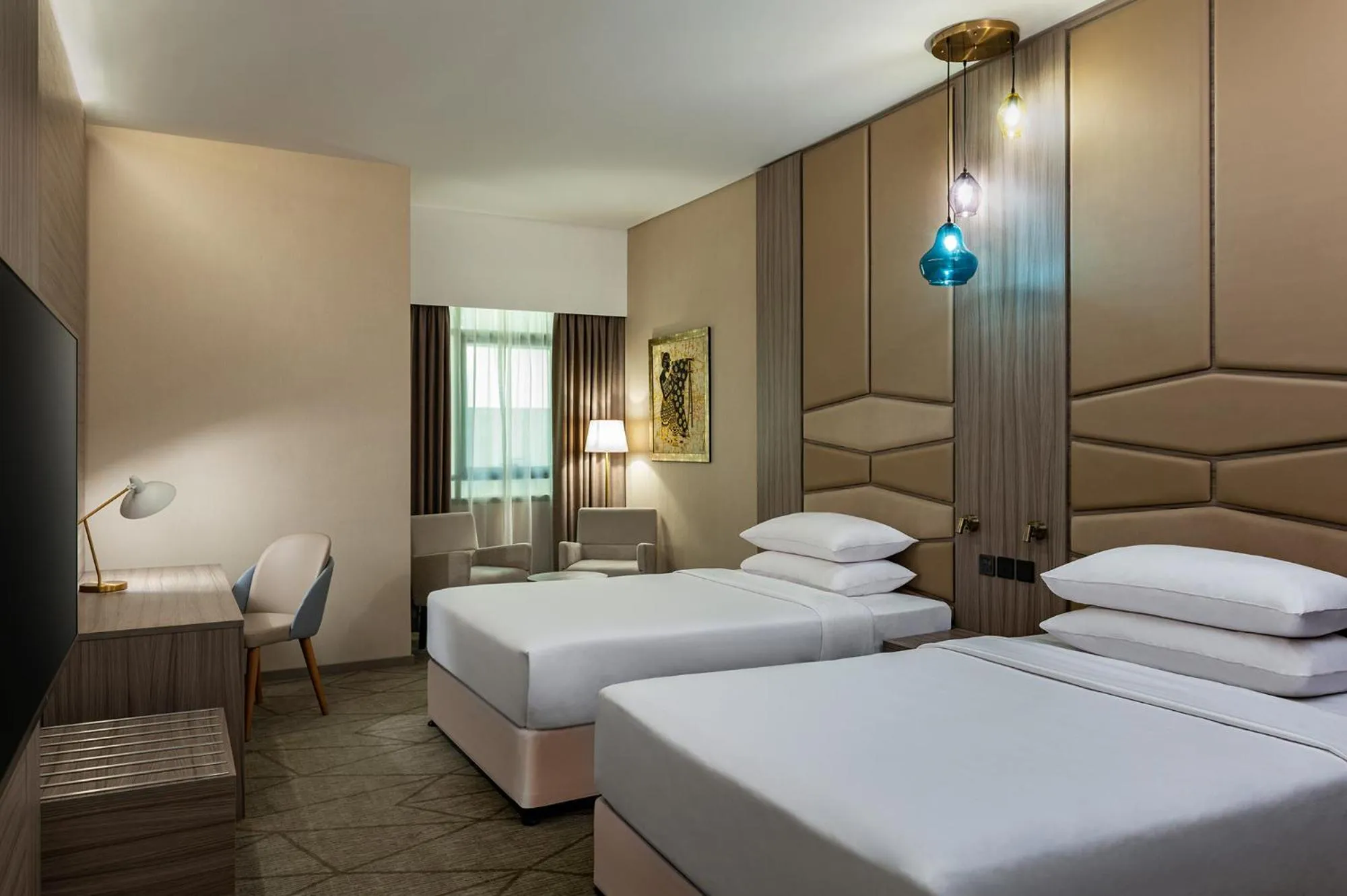 Bed in Four Points by Sheraton Production City, Dubai
