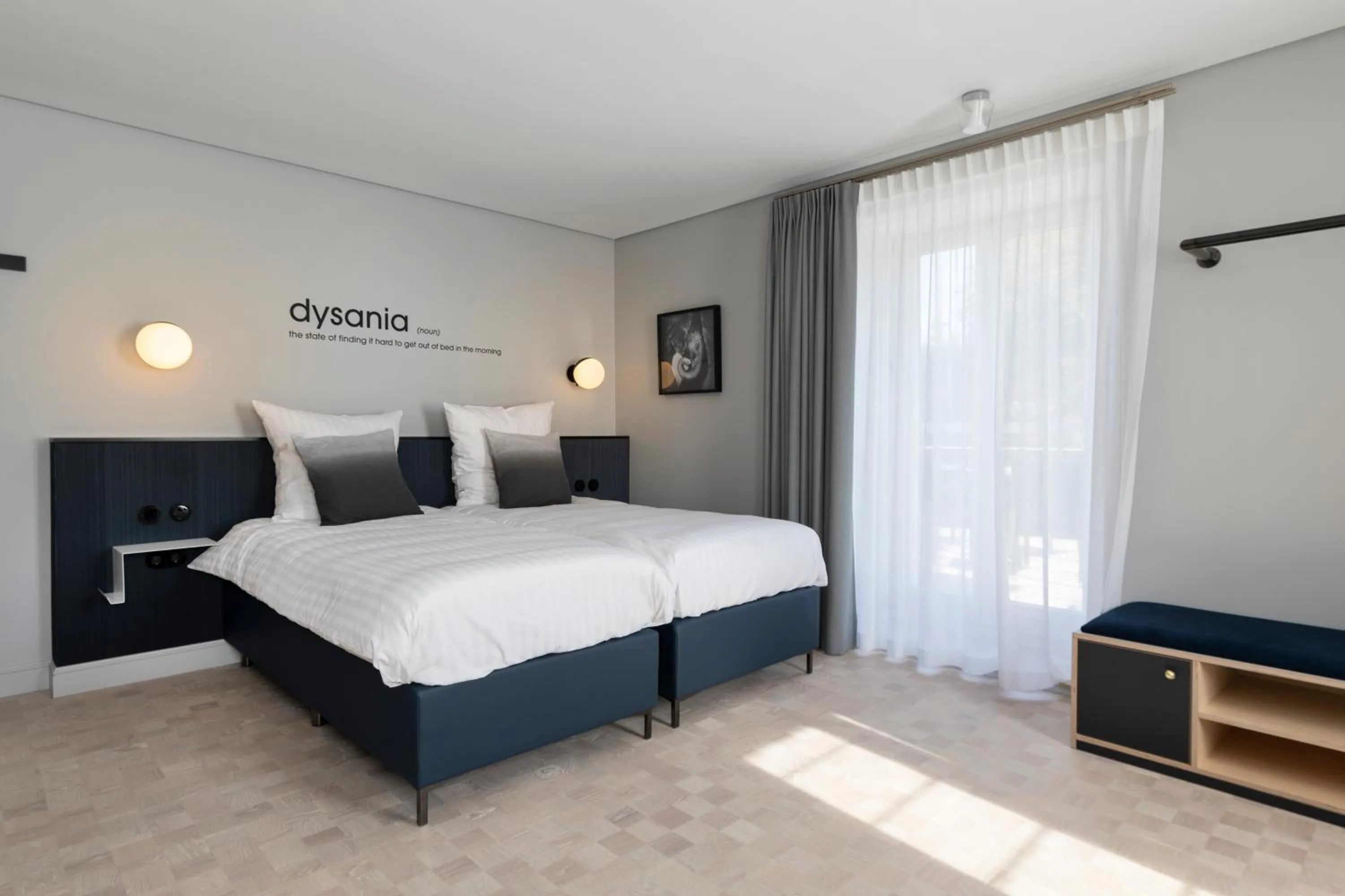 Bed in Hotel-Restaurant Beim Schlass