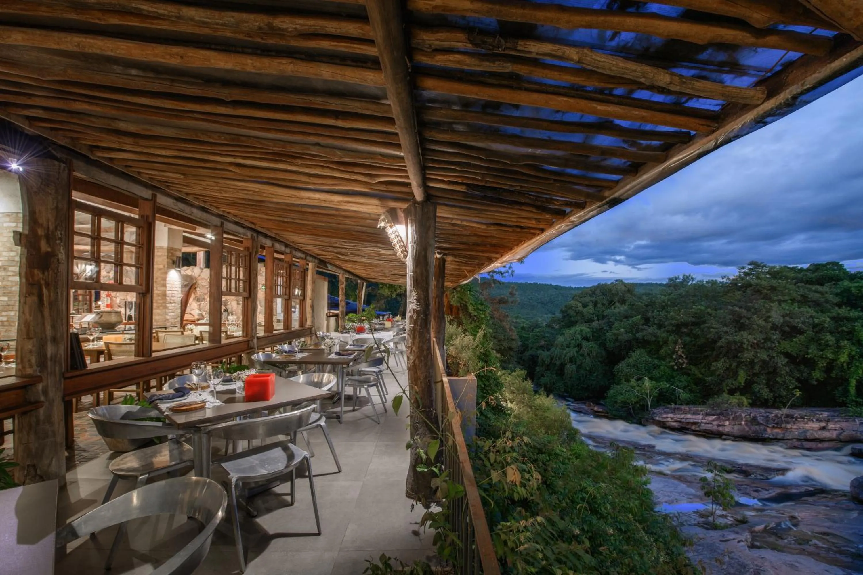 Balcony/Terrace in Hotel Canto das Águas - Roteiro de Charme