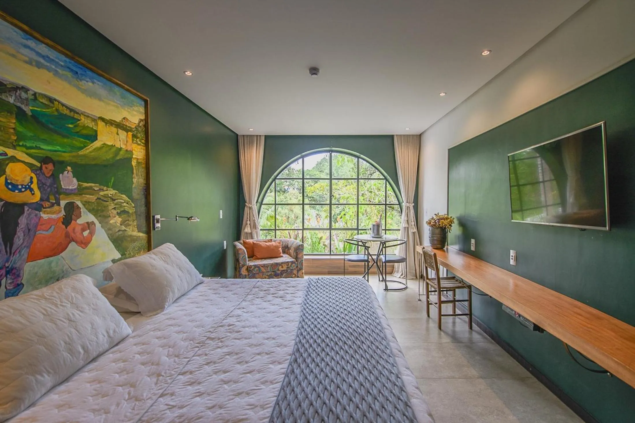 Bed in Hotel Canto das Águas - Roteiro de Charme