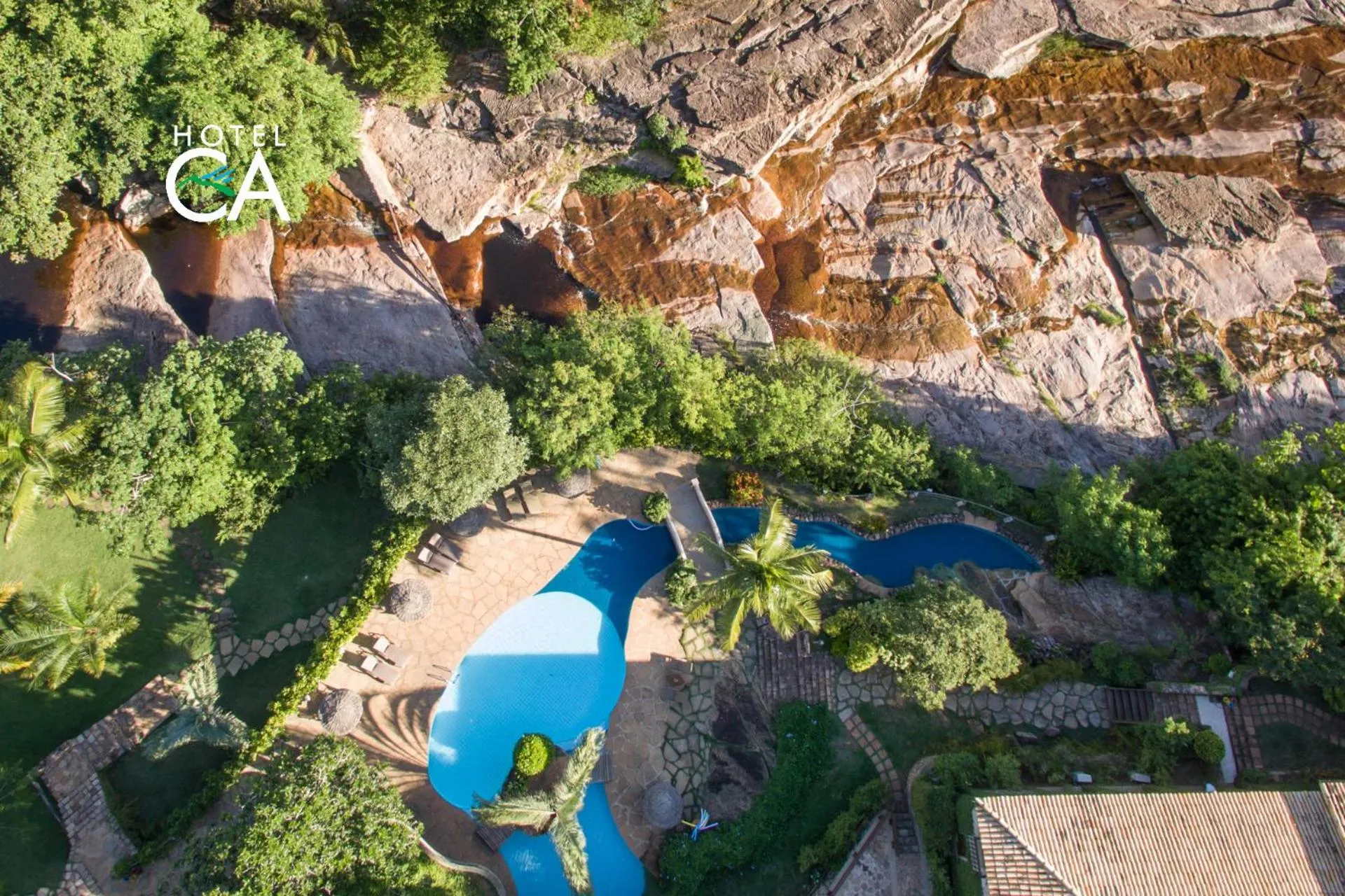 Bird's eye view in Hotel Canto das Águas - Roteiro de Charme