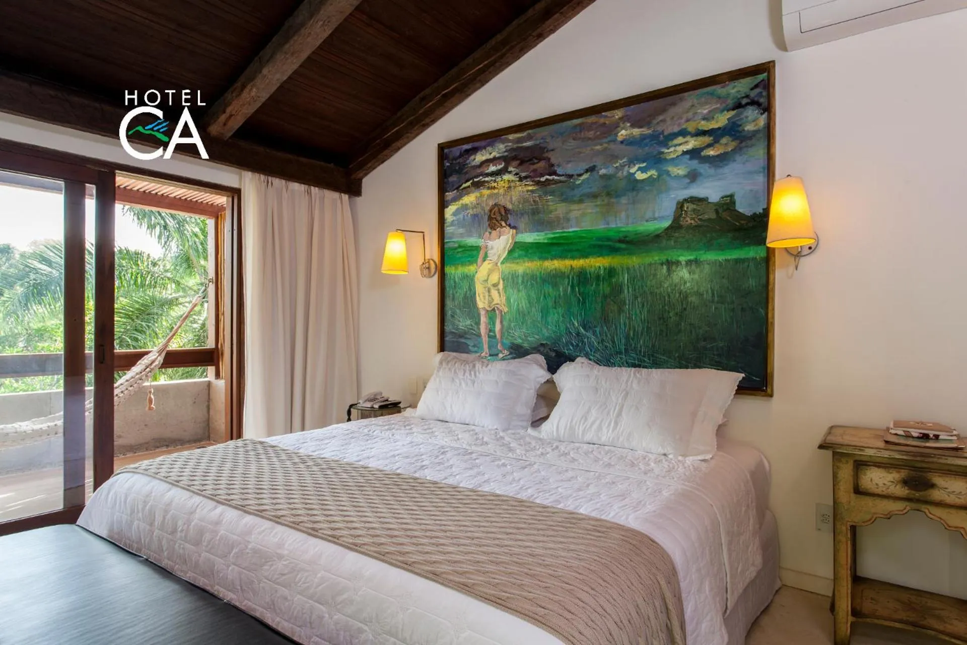 Bed in Hotel Canto das Águas - Roteiro de Charme