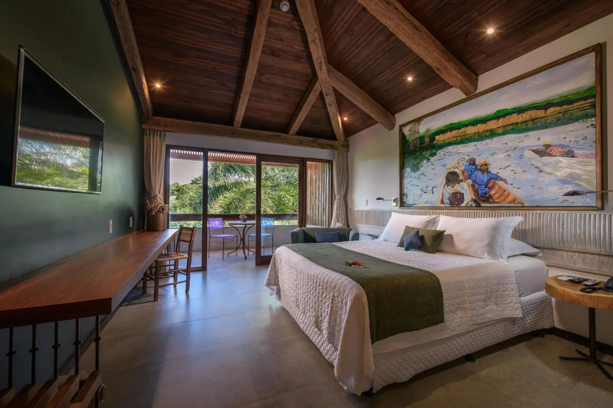 Junior Suite with Balcony and River View in Hotel Canto das Águas - Roteiro de Charme Junior Suite with Balcony and River View in Hotel Canto das Águas - Roteiro de Charme