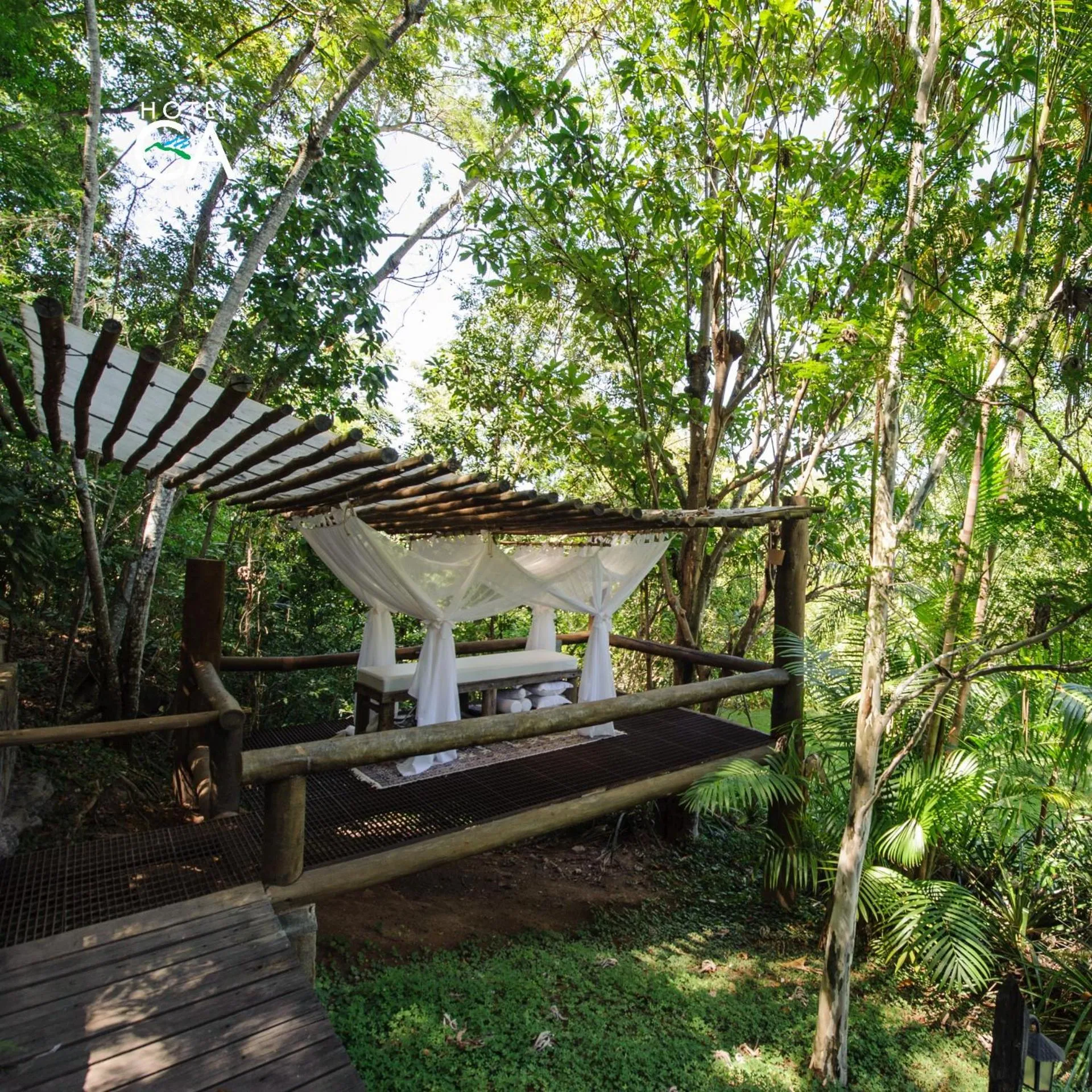 Garden in Hotel Canto das Águas - Roteiro de Charme