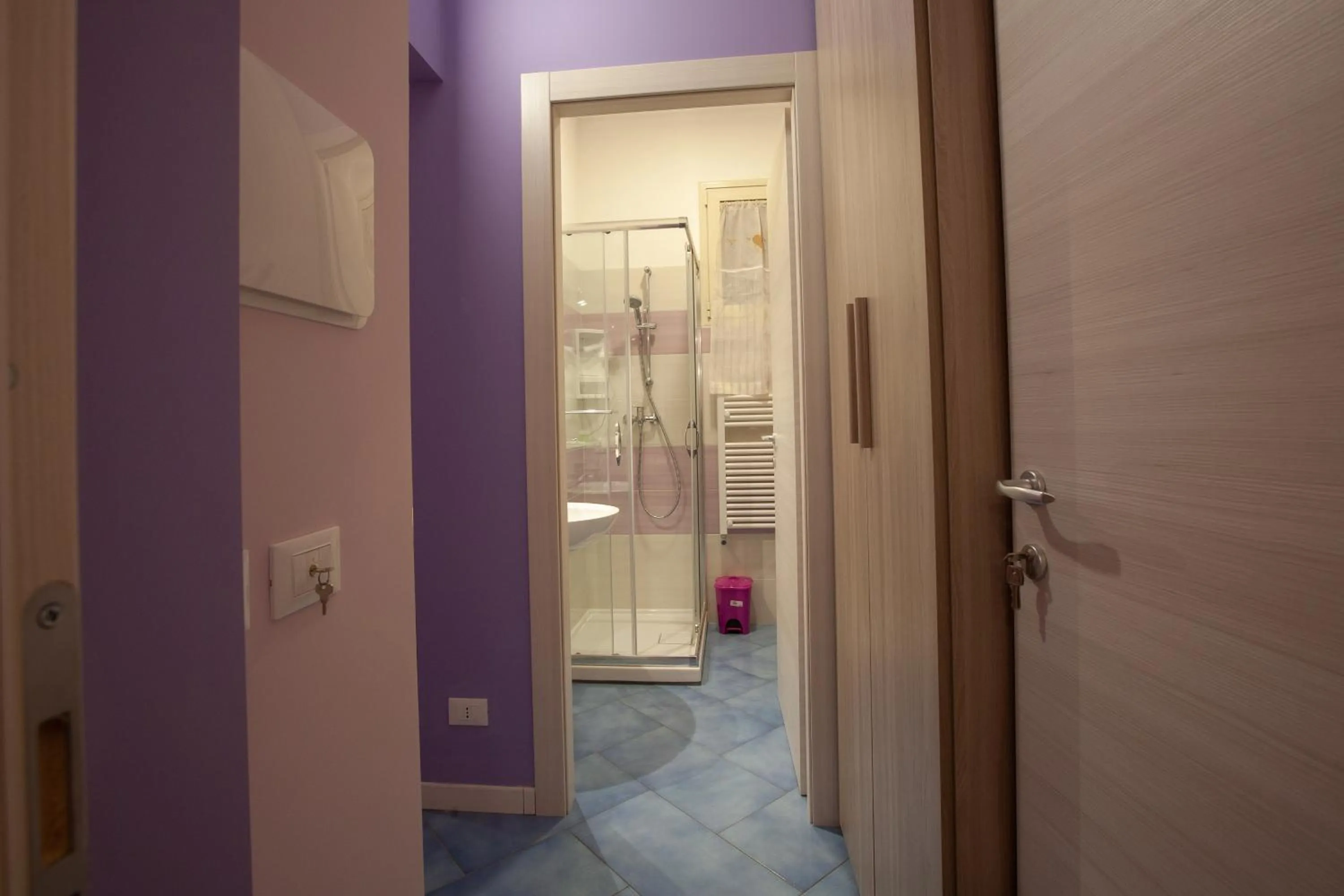 Shower in Affittacamere da Noemi