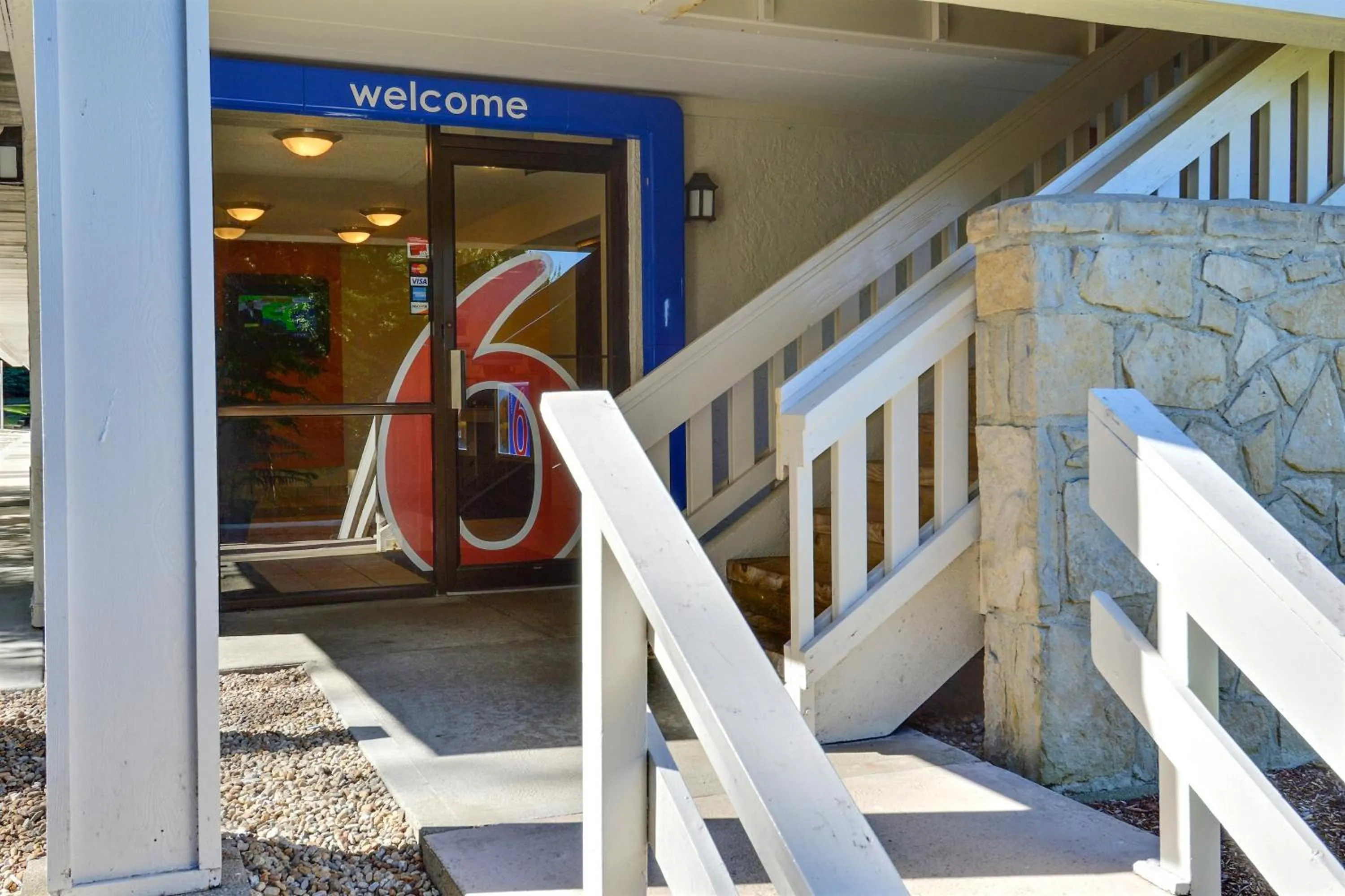 Facade/entrance in Motel 6-Nashua, NH - South