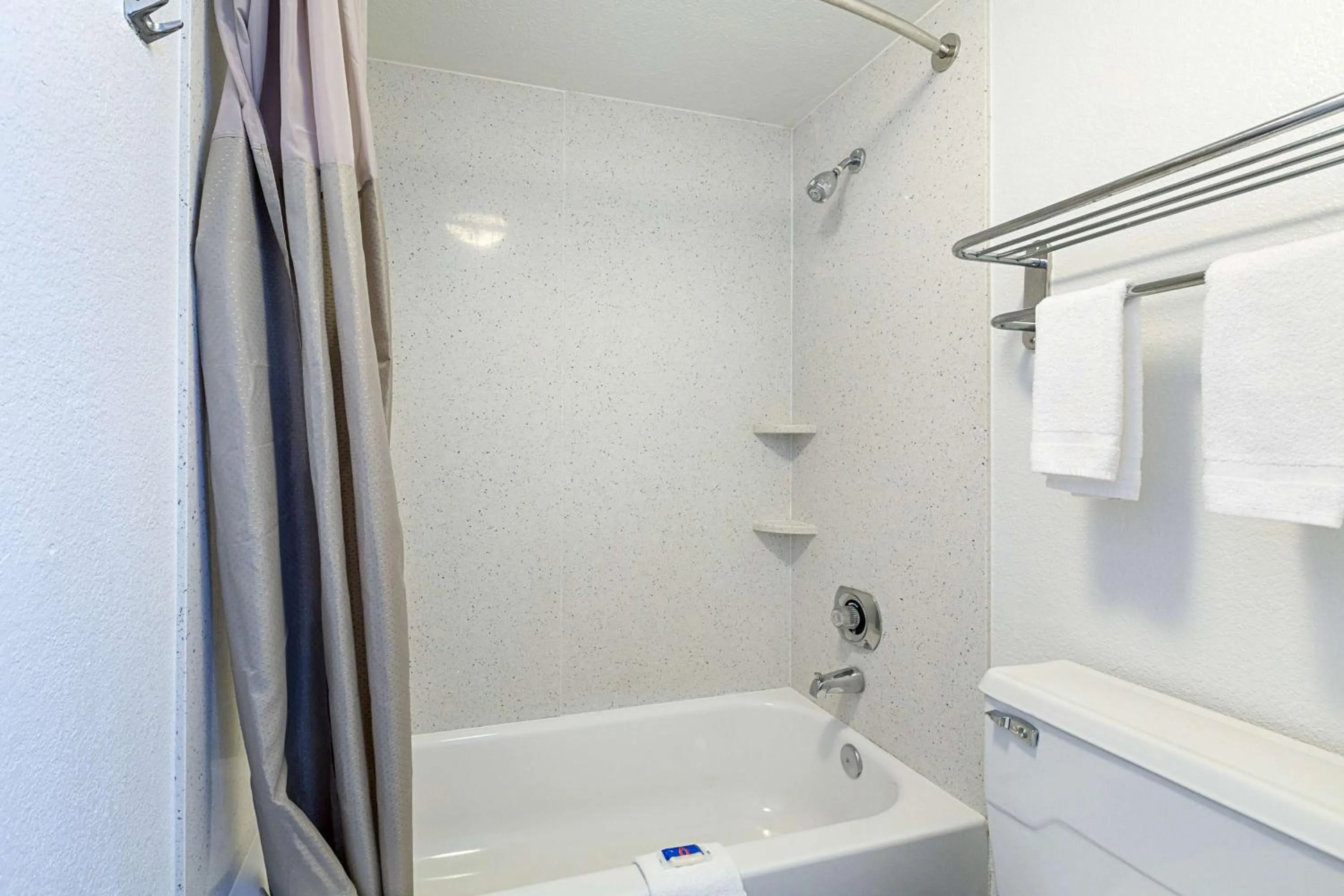 Shower in Motel 6-Dallas, TX - Market Center