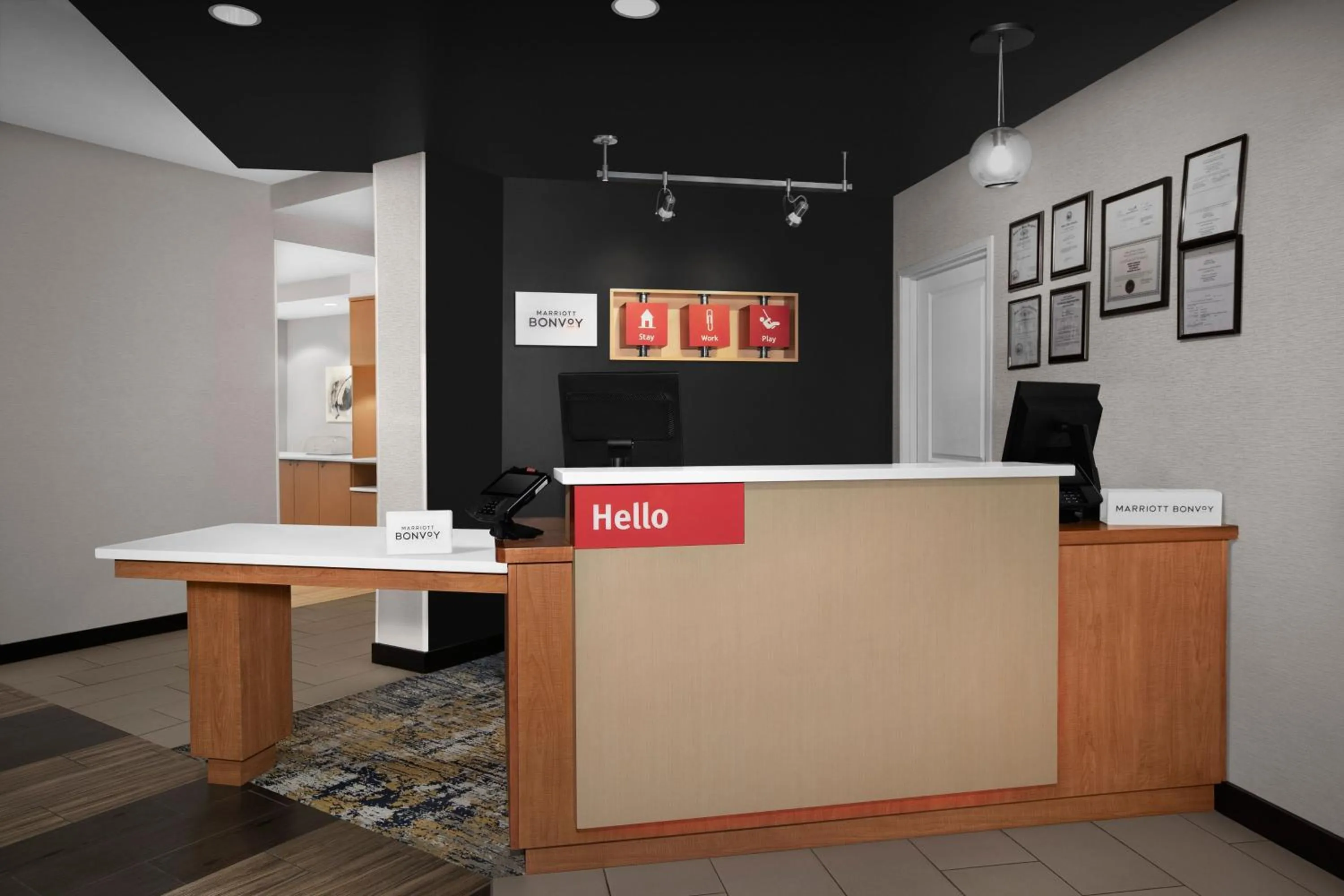 Lobby or reception in TownePlace Suites Bridgeport Clarksburg