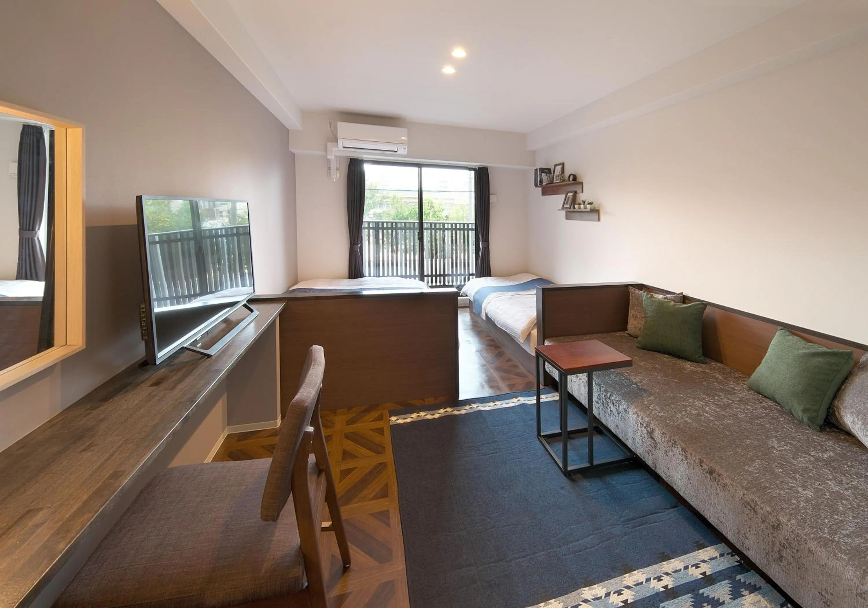 Living room in e-stay ebisu