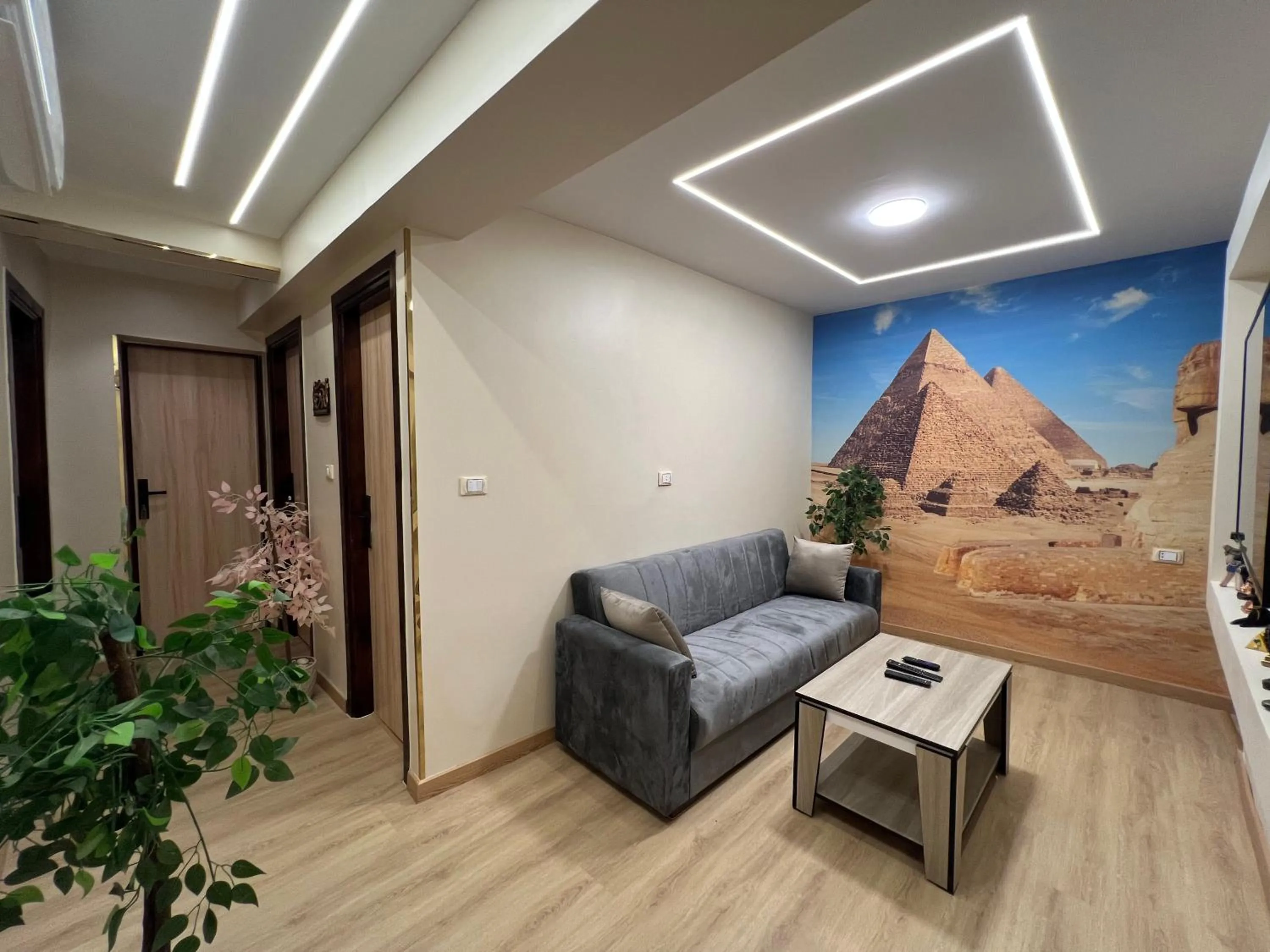 Seating area in Pyramids View Inn Bed & Breakfast