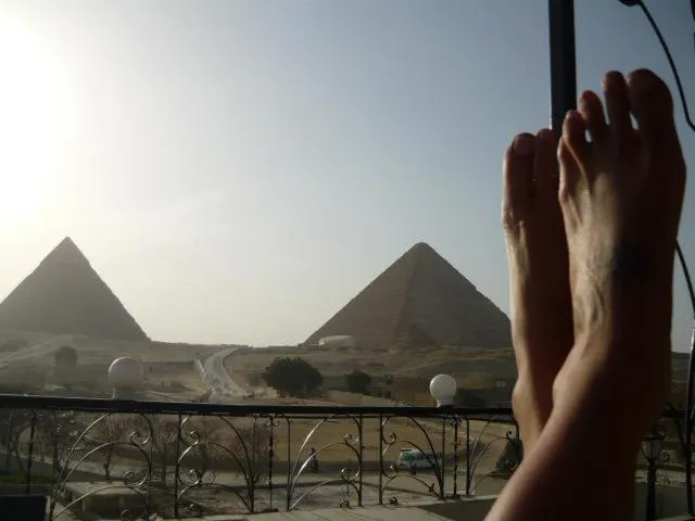 Balcony/Terrace in Pyramids View Inn Bed & Breakfast