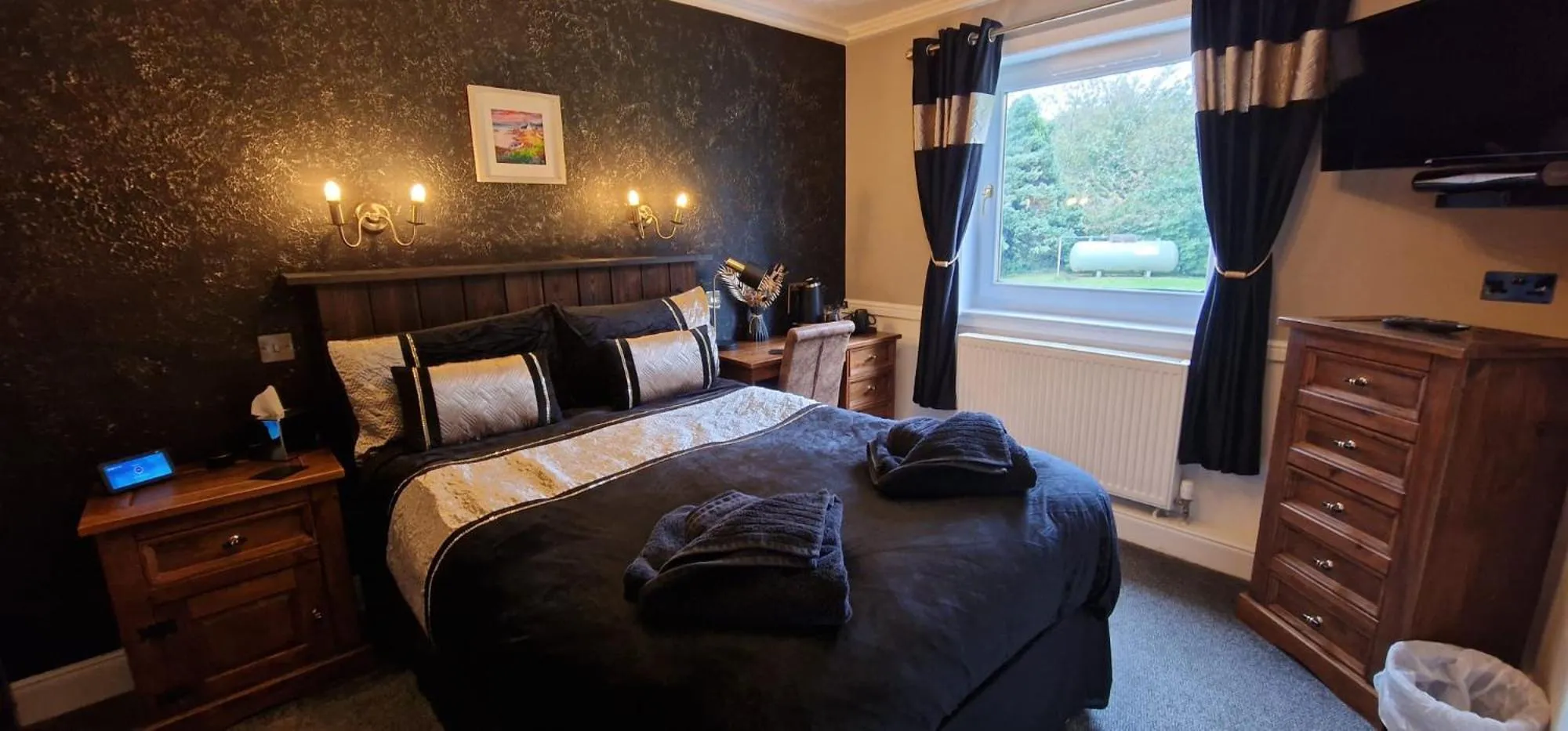 Bed in The Galley Of Lorne Inn