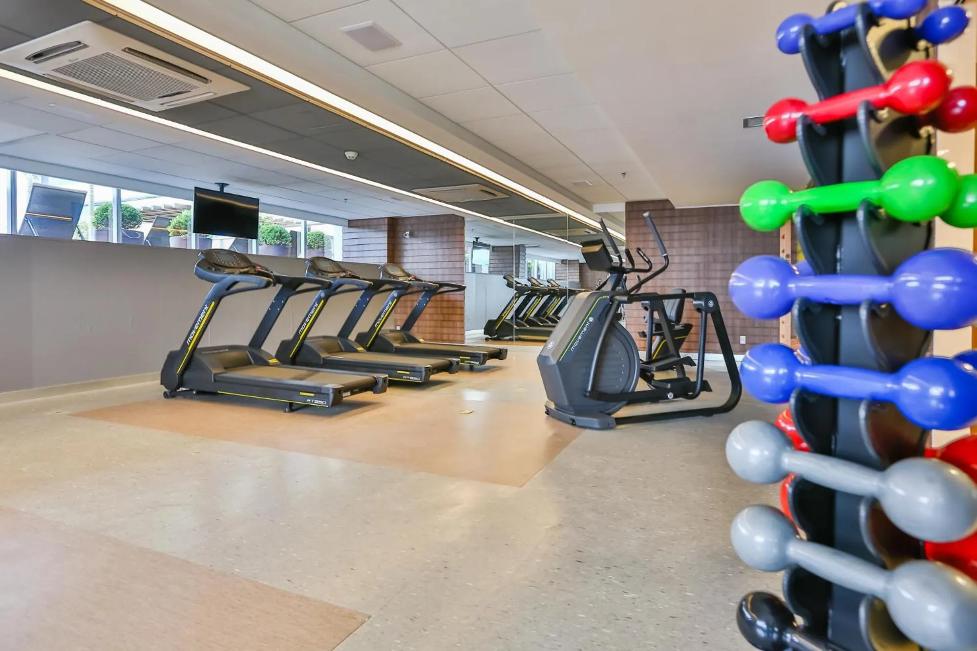 Fitness centre/facilities in Transamerica Collection Goiania