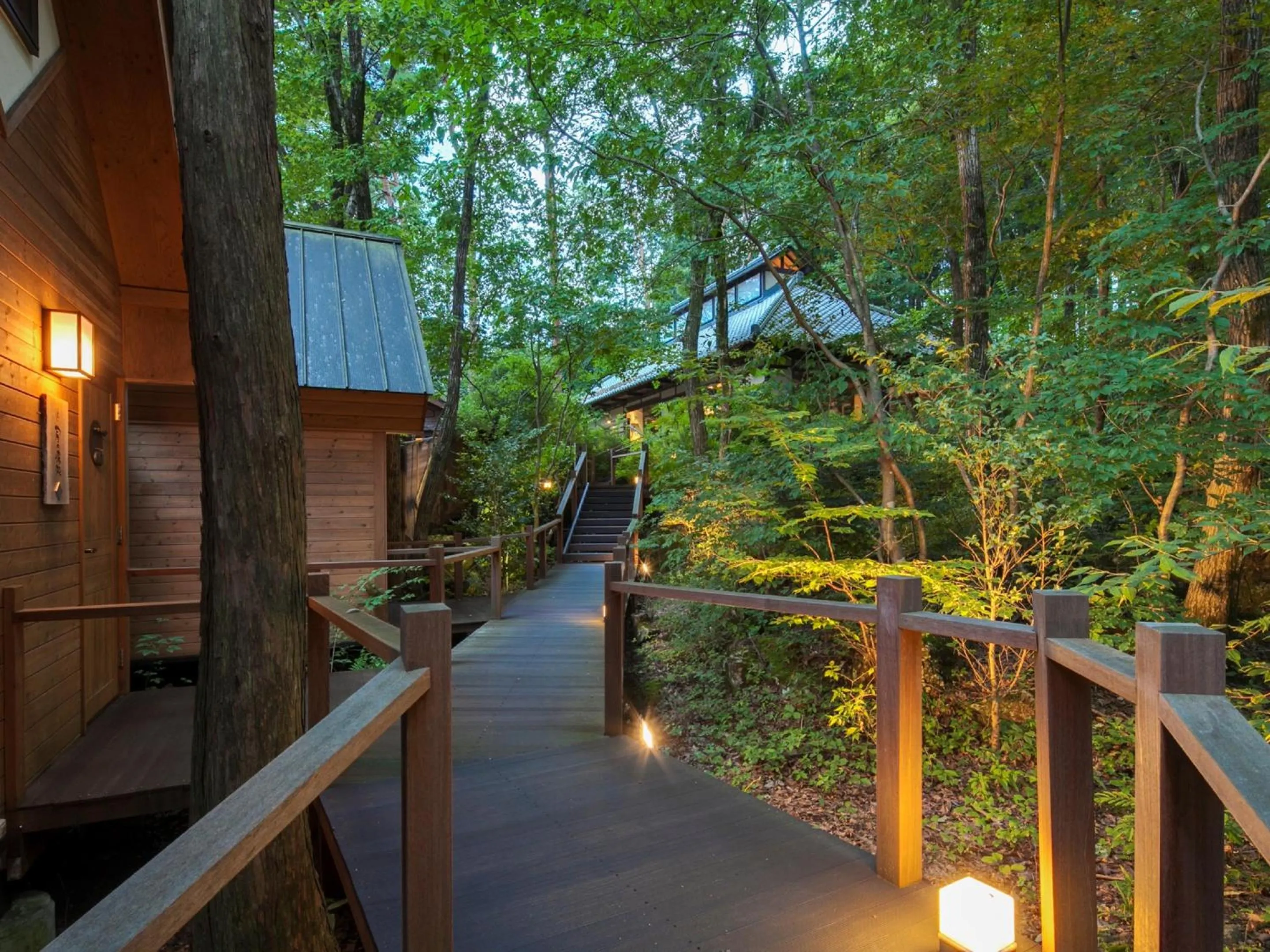 Open Air Bath in Kinugawa Plaza Hotel