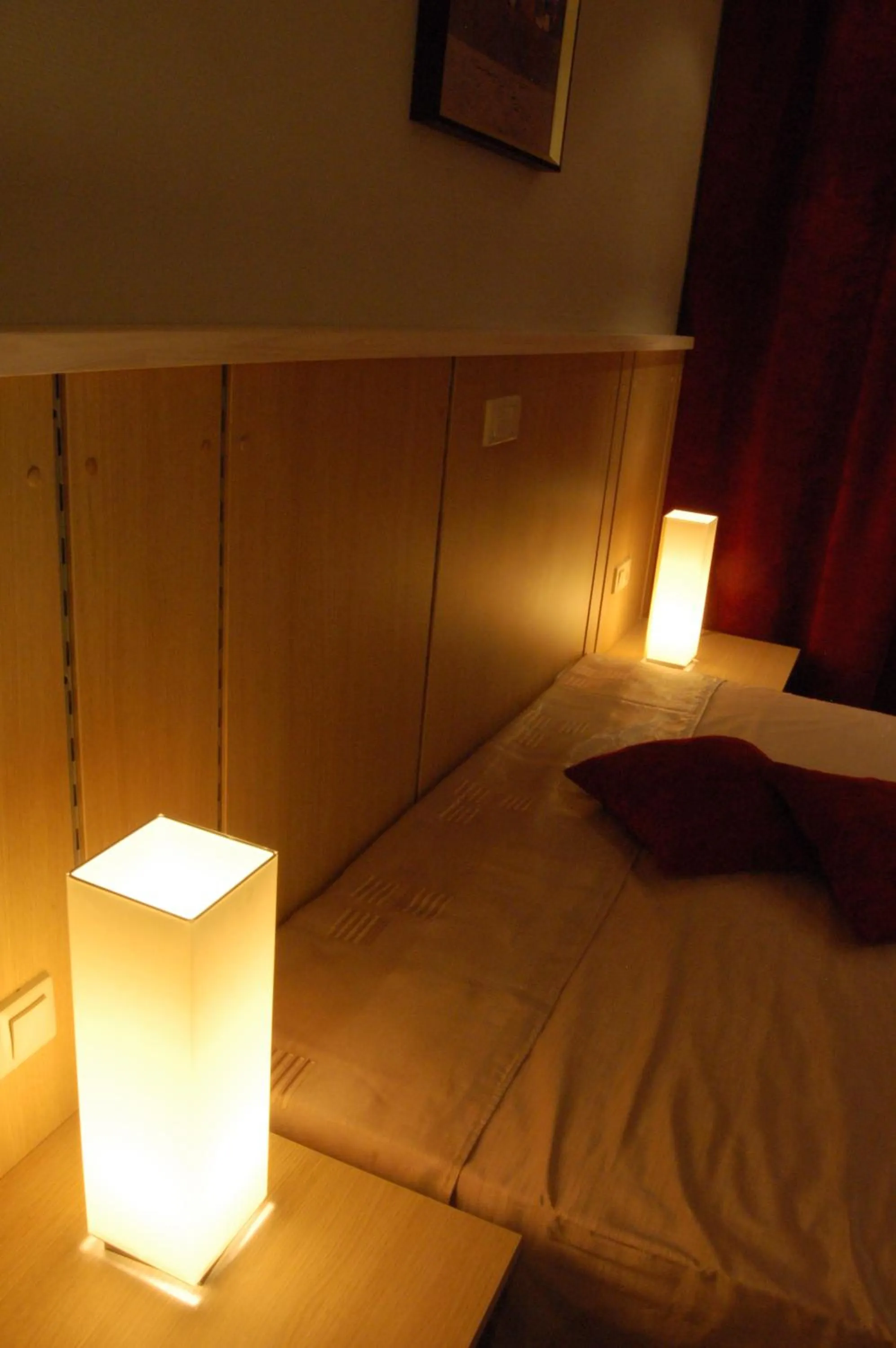 Bed in Cafe Hotel Rudzons