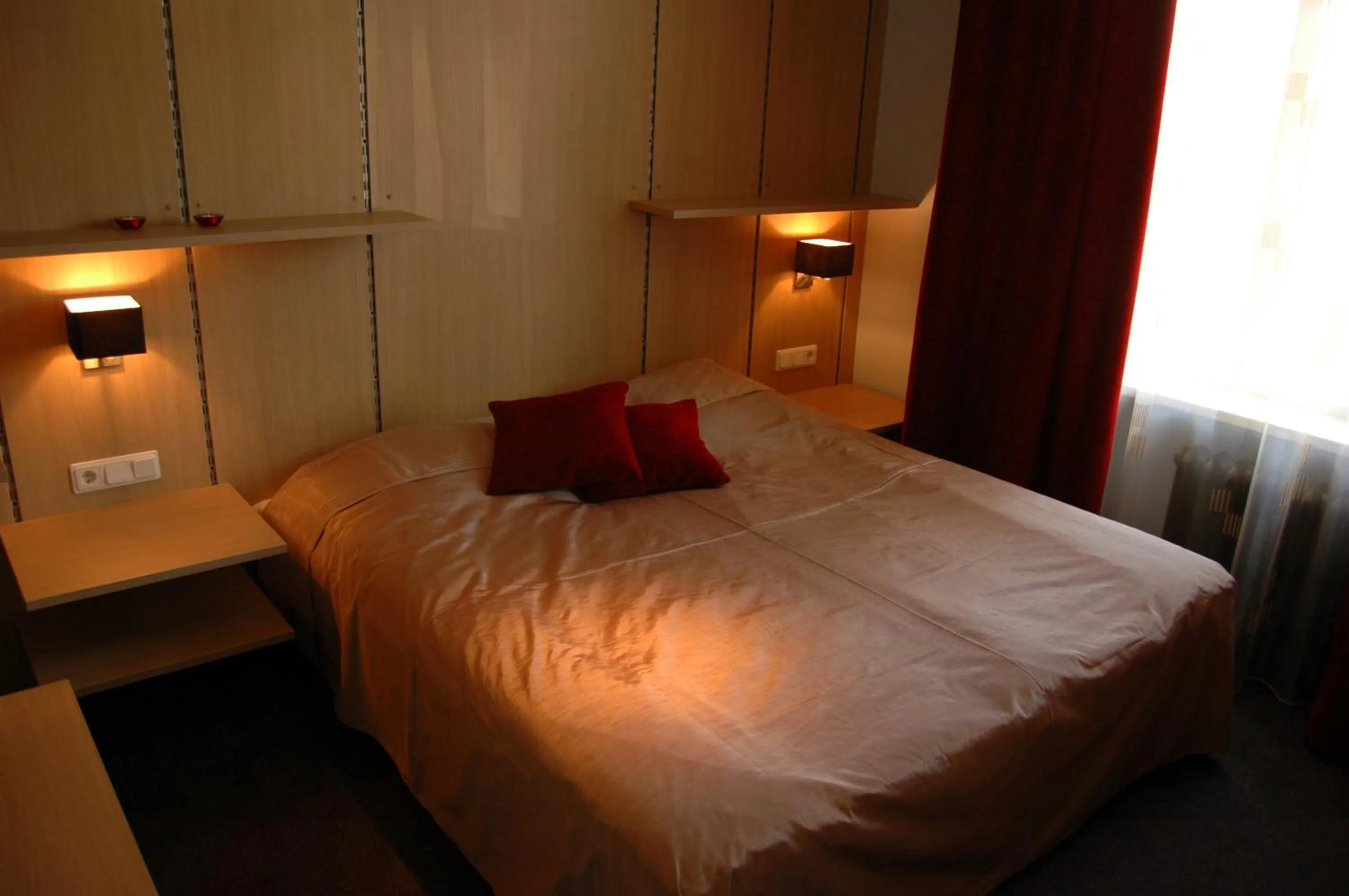 Bed in Cafe Hotel Rudzons