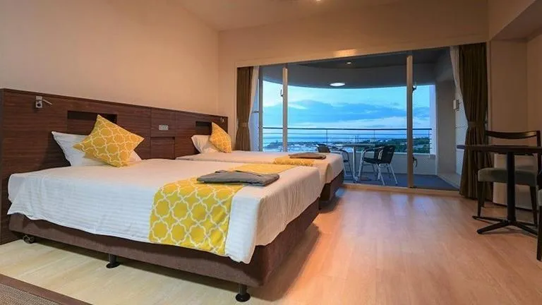 Bed in Hotel Sunset Hill