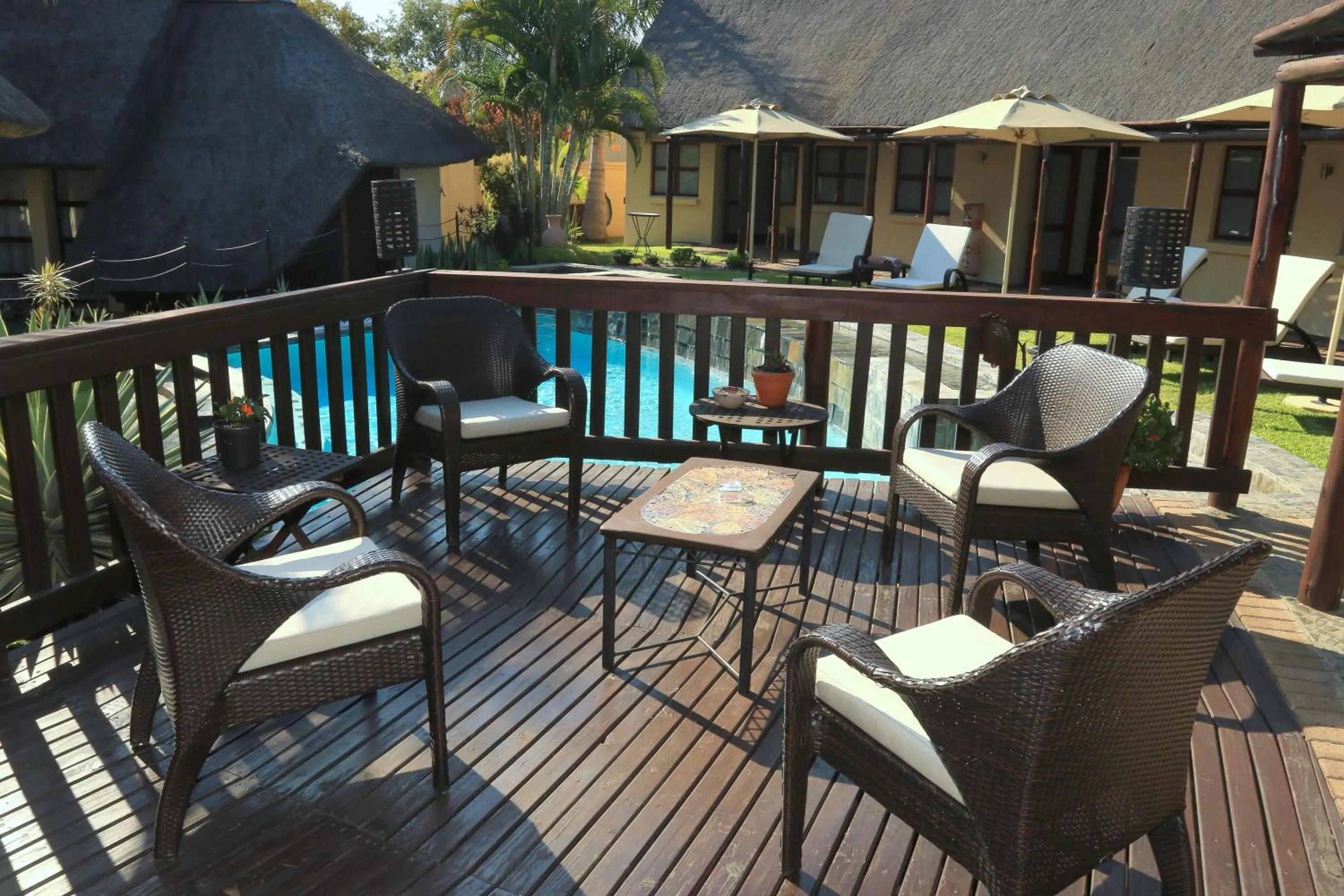 Balcony/Terrace in La Lechere Guest House