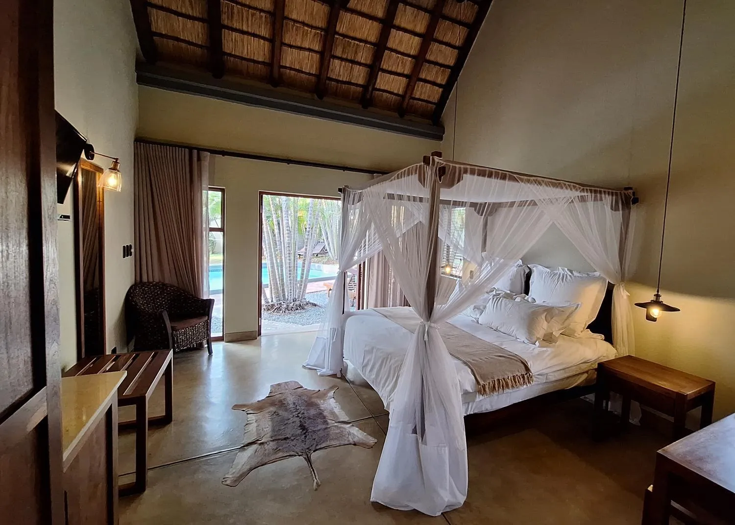 Bedroom, Bed in La Lechere Guest House