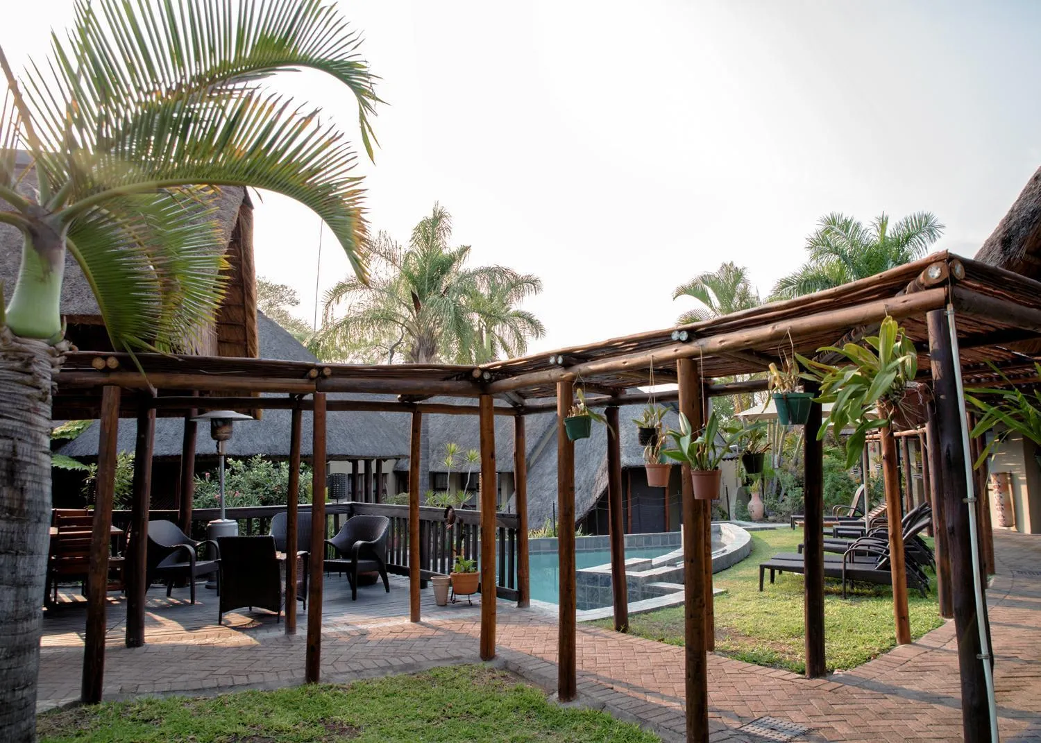 Garden in La Lechere Guest House