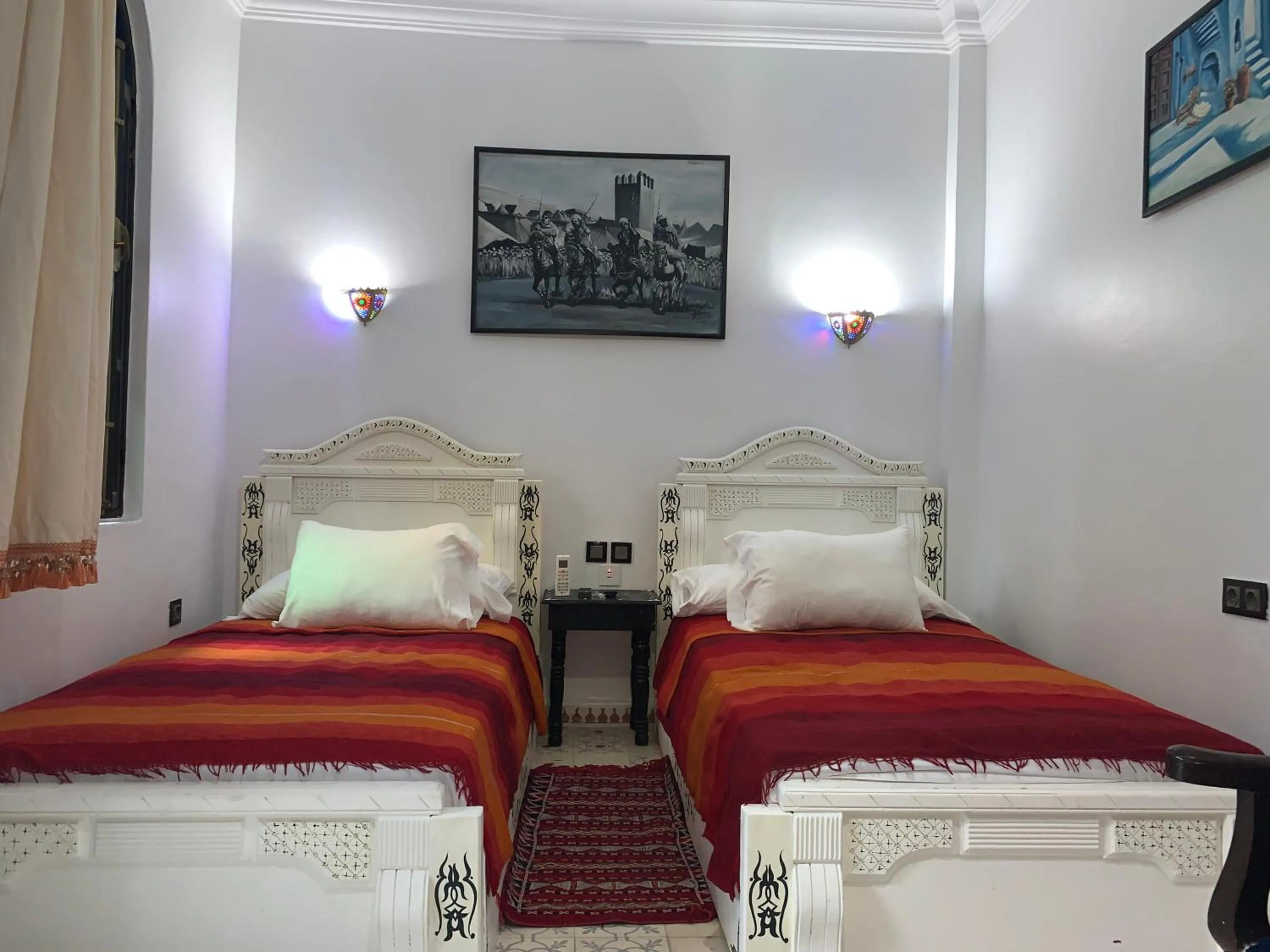 Bed in Riad Tingis